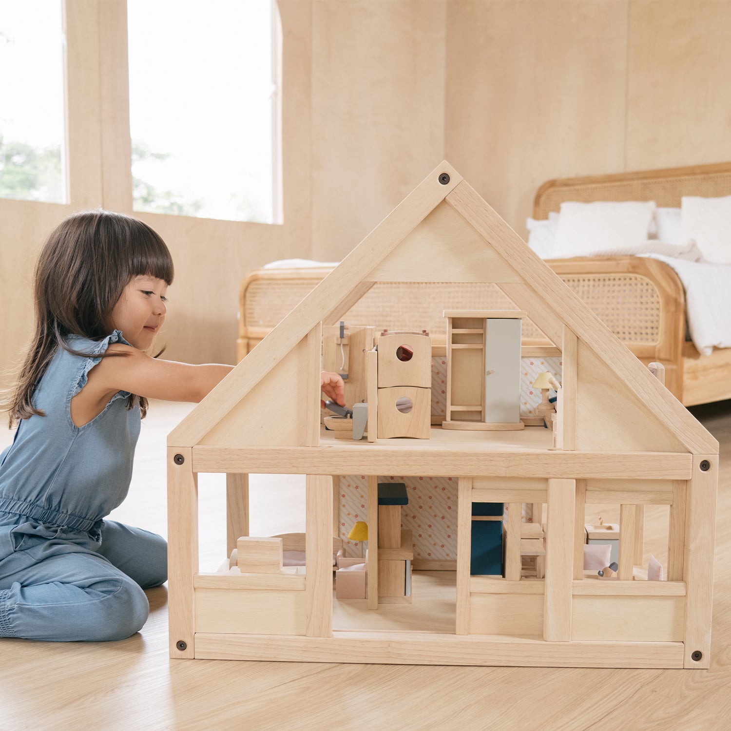 Wooden My First Dollhouse