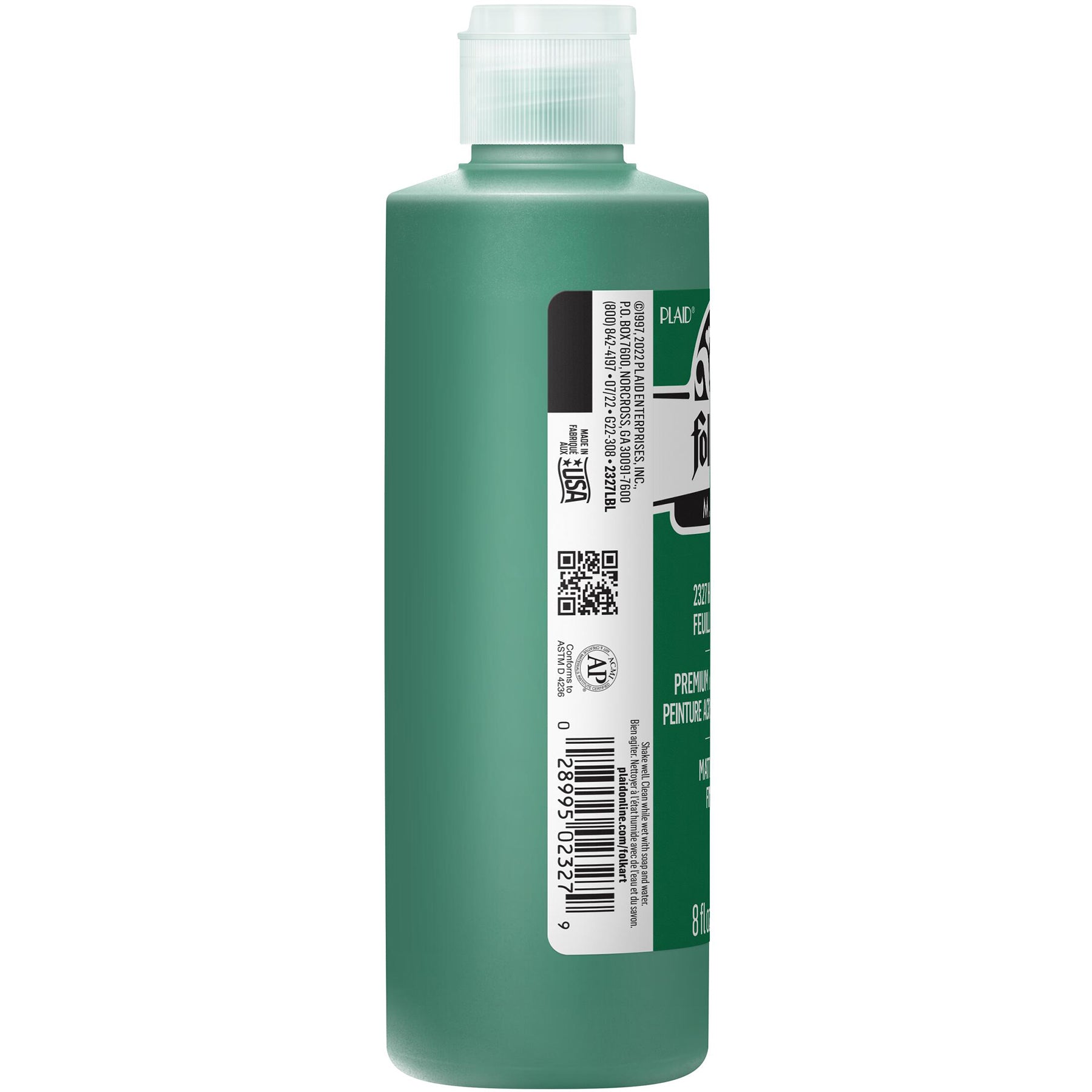 Acrylic Paint Matte, 8oz., Holly Leaf
