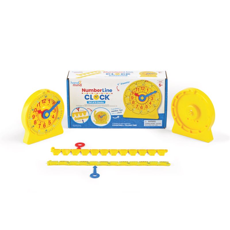 Clock, Number Line, Student, S/6