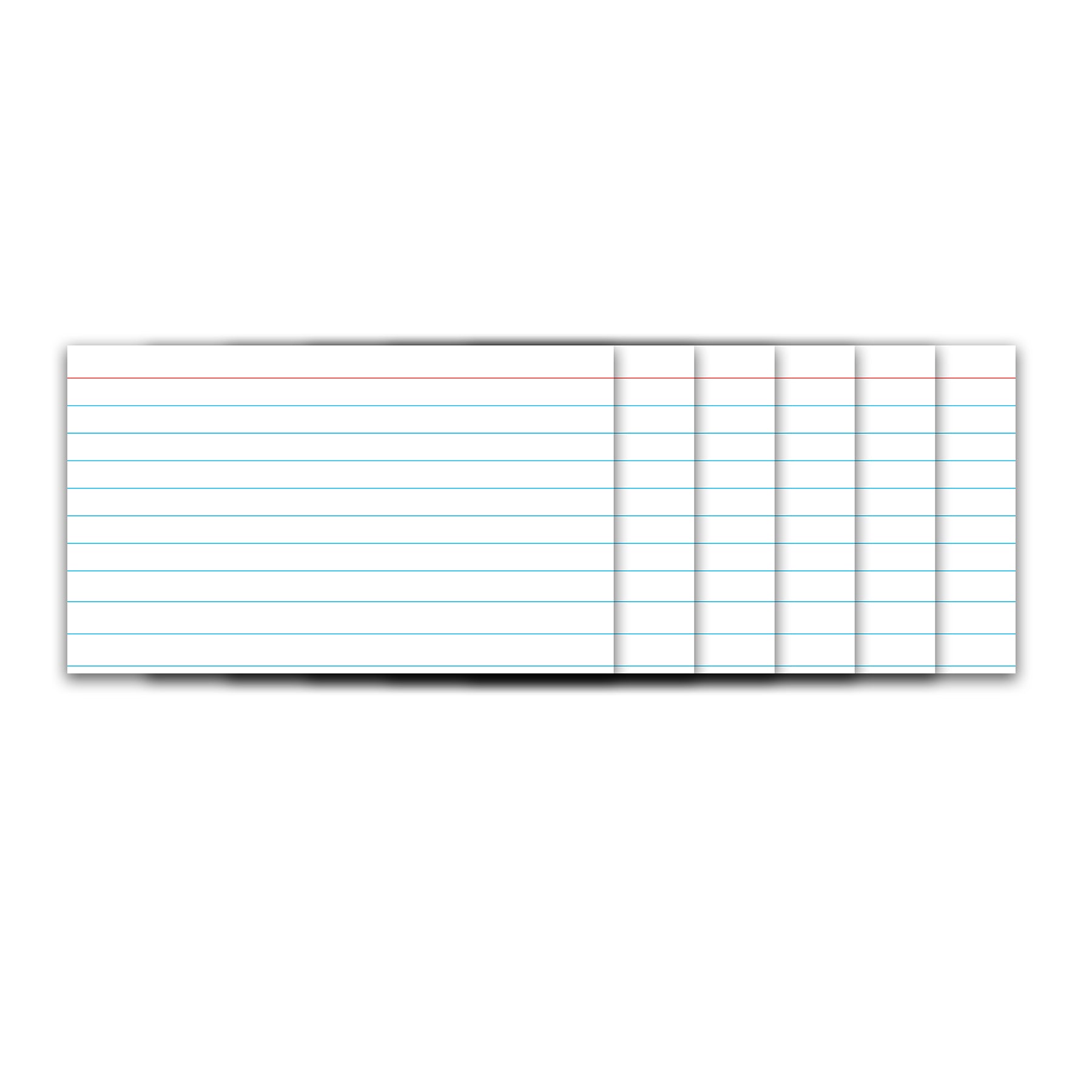 Index Cards, 3" x 5", White, Pack of 100