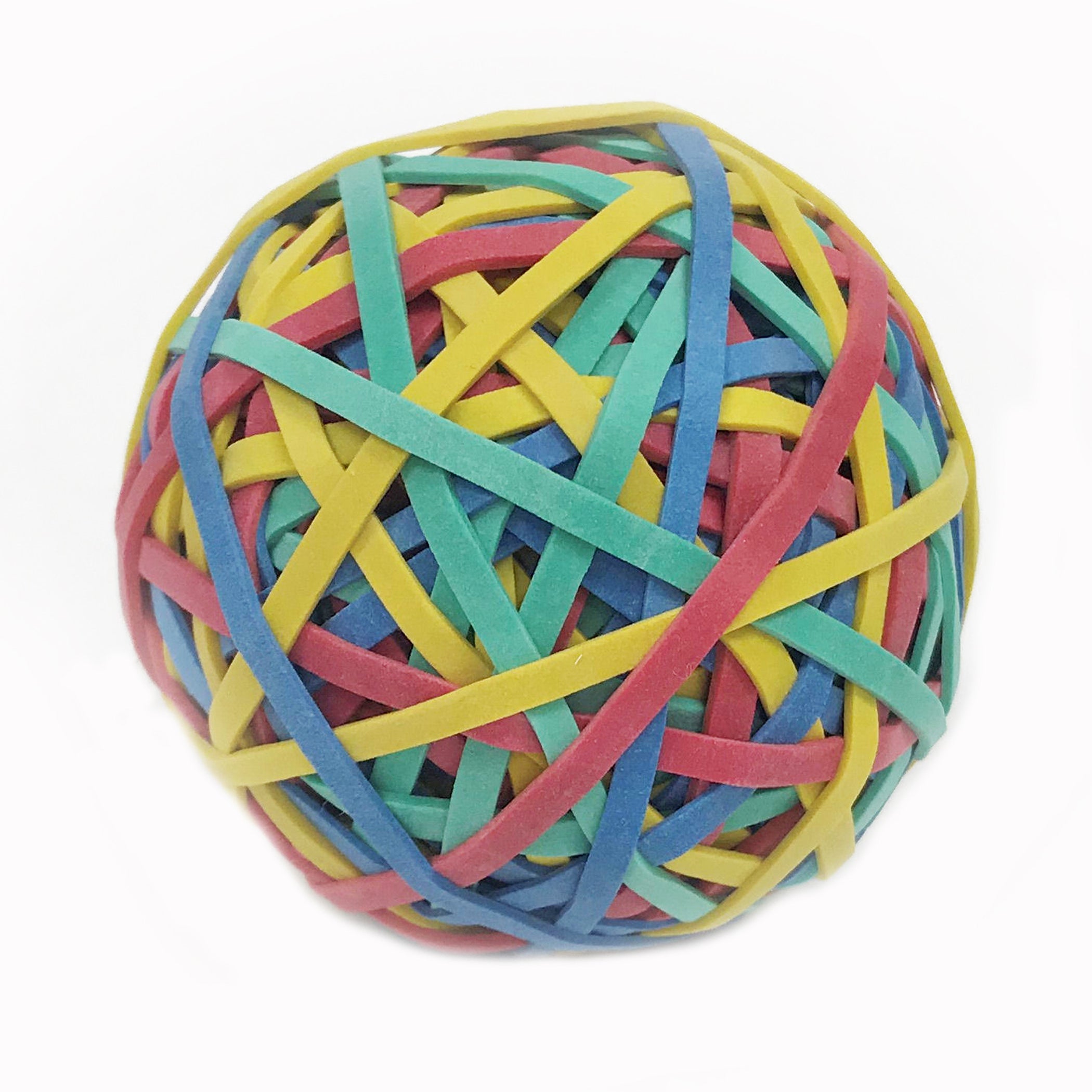 Rubber Bands - Ball (2.95" x 1/8") - Assorted Colors, 1 Each