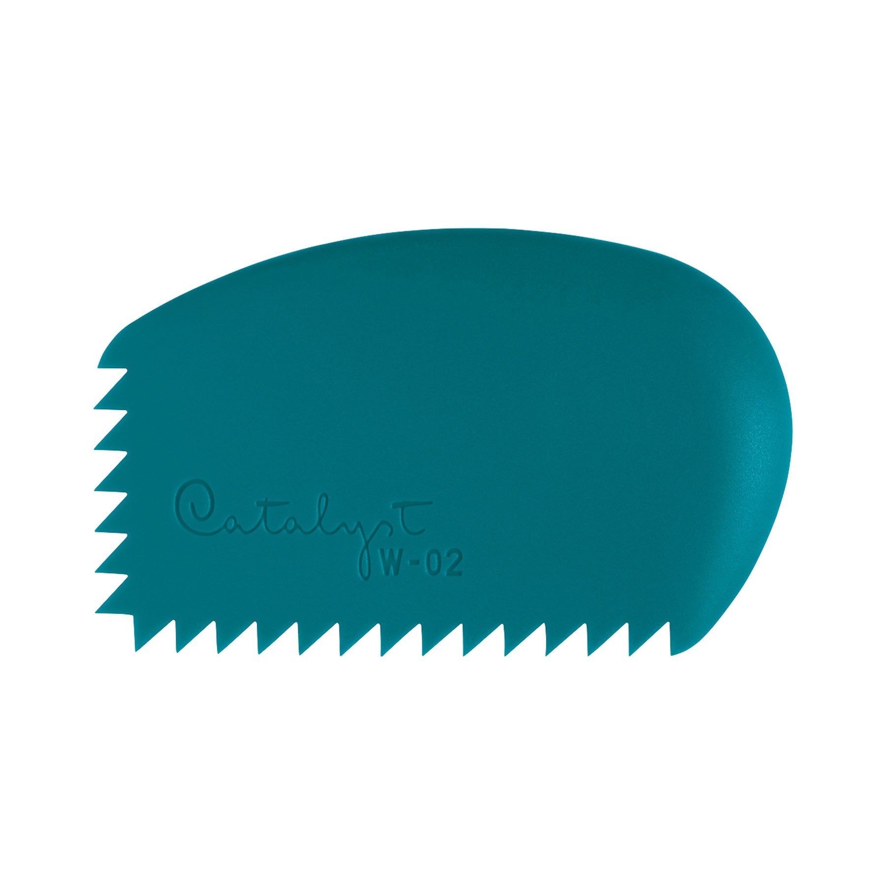Catalyst Tool Wedge, Silicone, Mixed Media Paintbrush, Blue, Size 2, 1 Count