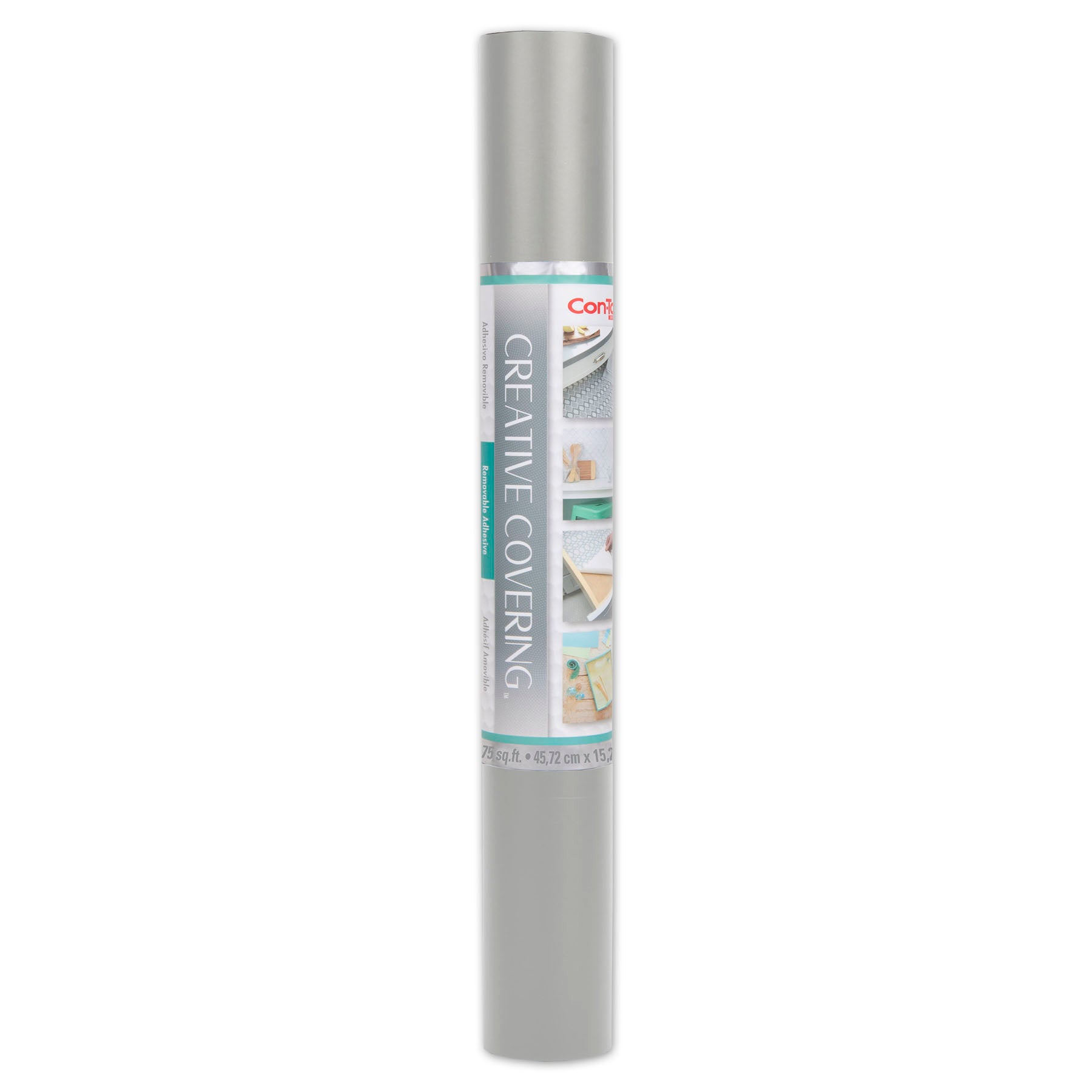 Creative Covering™ Adhesive Covering, Slate Gray, 18" x 50 ft