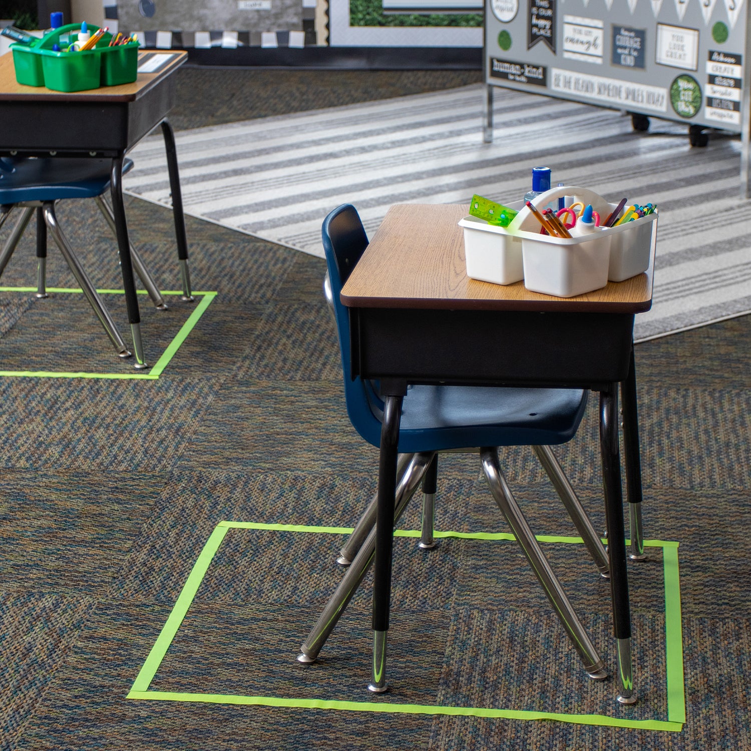 Spot On Lime Carpet Marker Strips, 25 Feet