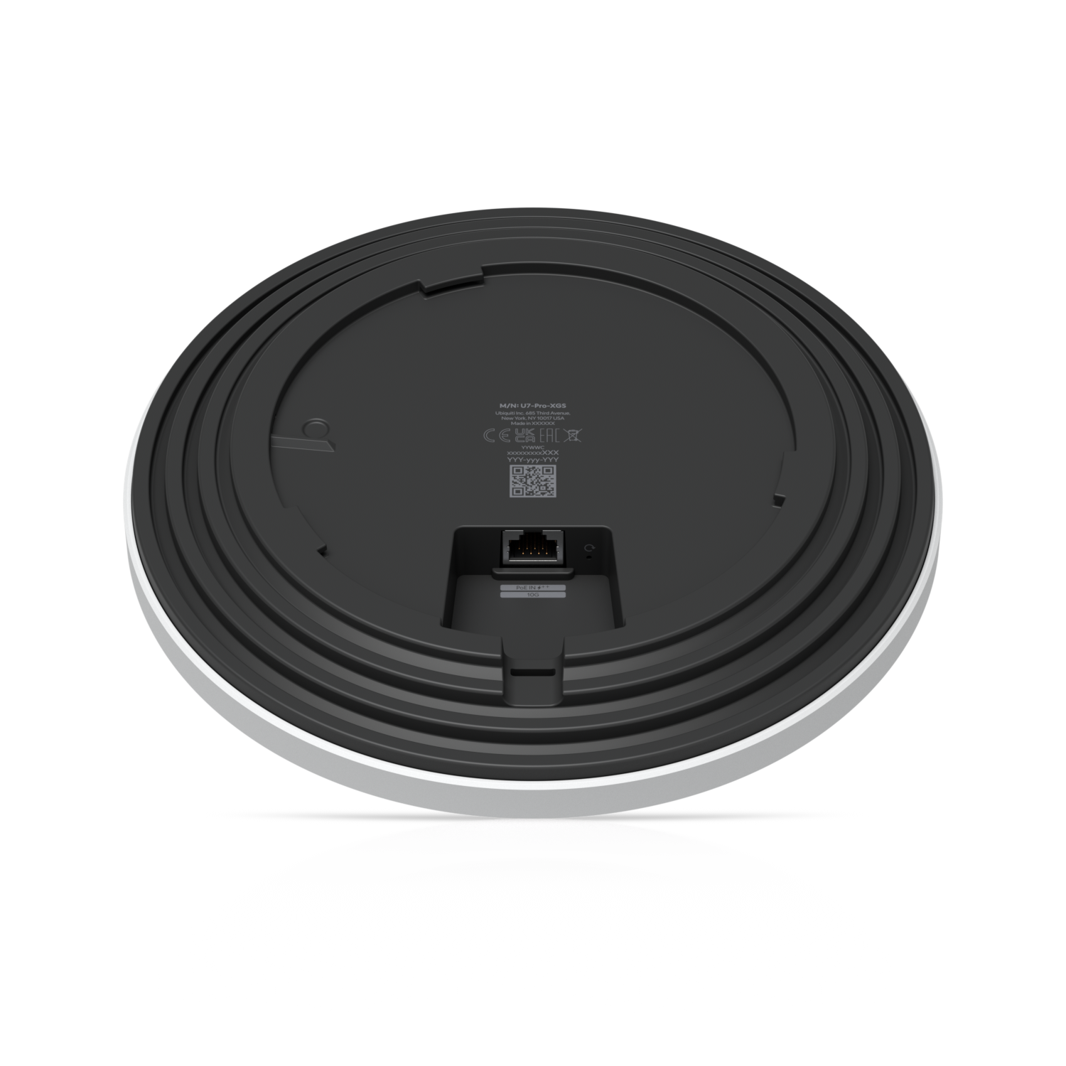 Ubiquiti Networks U7 Pro XGS, Ceiling-mounted 8-stream WiFi 7 Access Point, Black (U7-Pro-XGS-B)