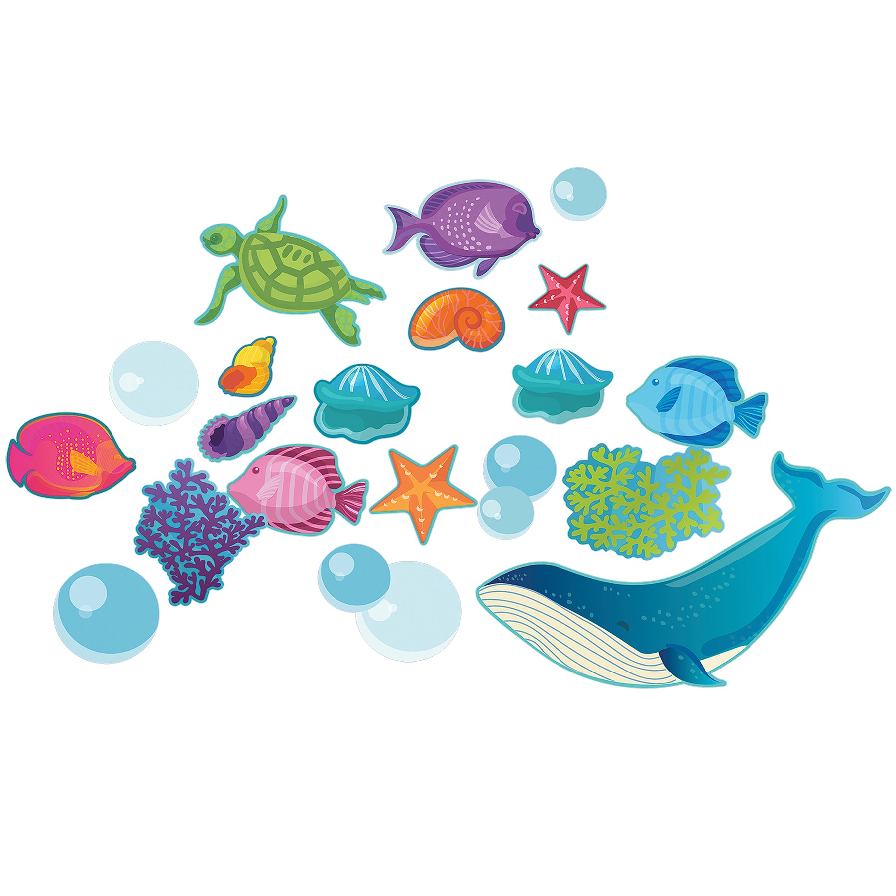 Seas the Day Bulletin Board Set, 42 Pieces