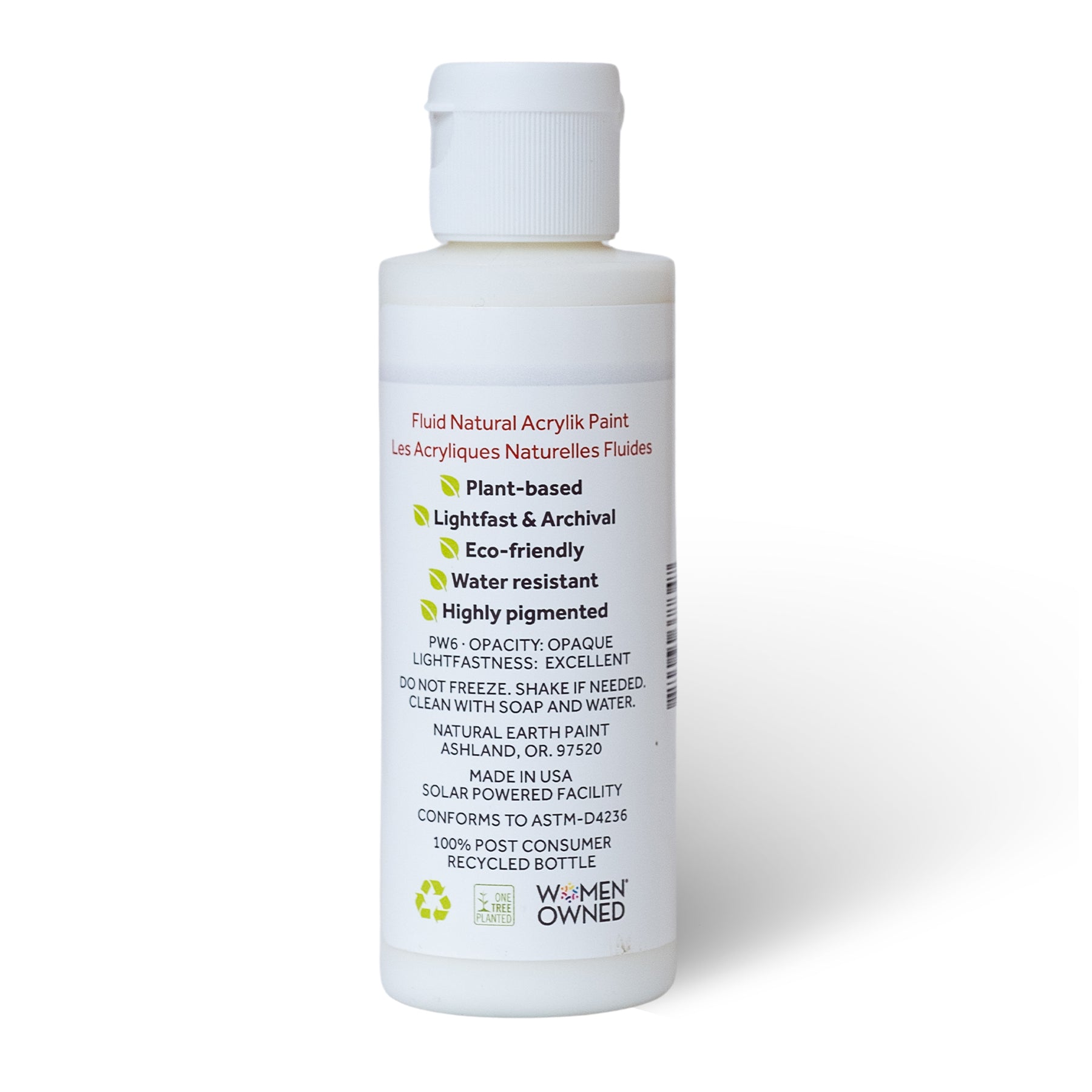 Natural Fluid Acrylik - 4 oz - Titanium White Rutile