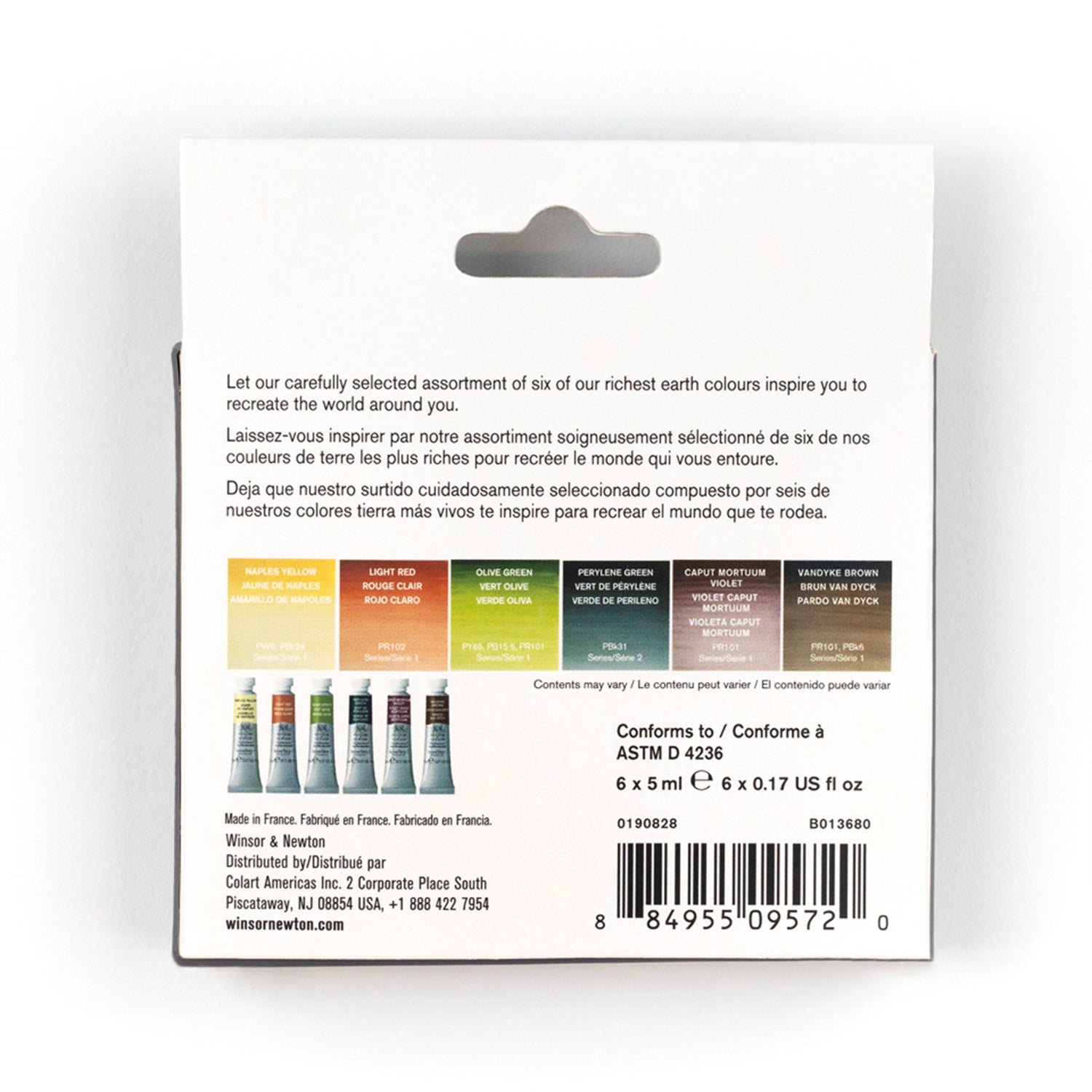 PWC - 6 x 5ml Tube set - Rich Earth Colours