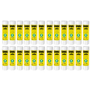 UHU Stic Permanent Glue Stick, Clear, 8.2 g, Pack of 24