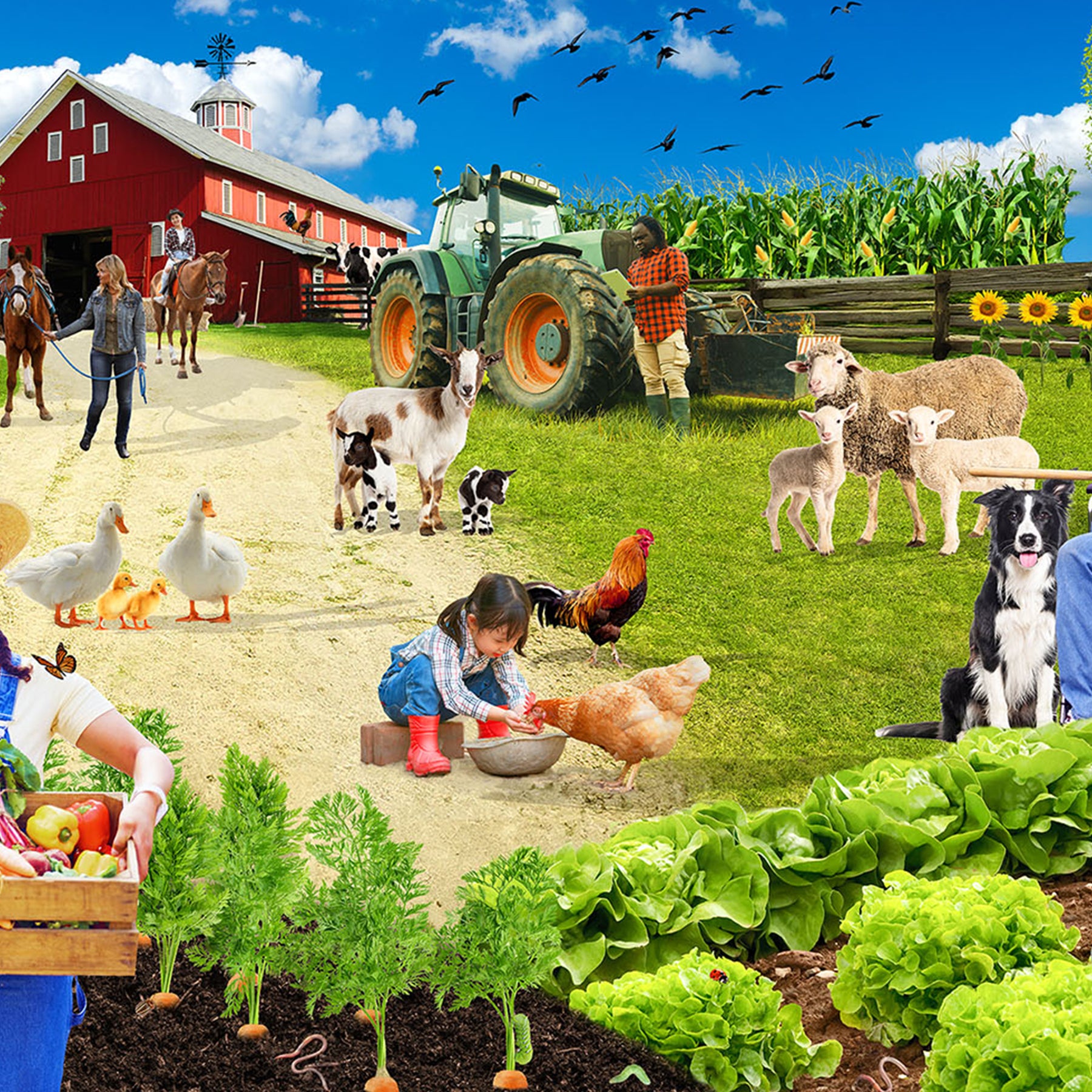 Farmyard Adventure Floor Puzzle