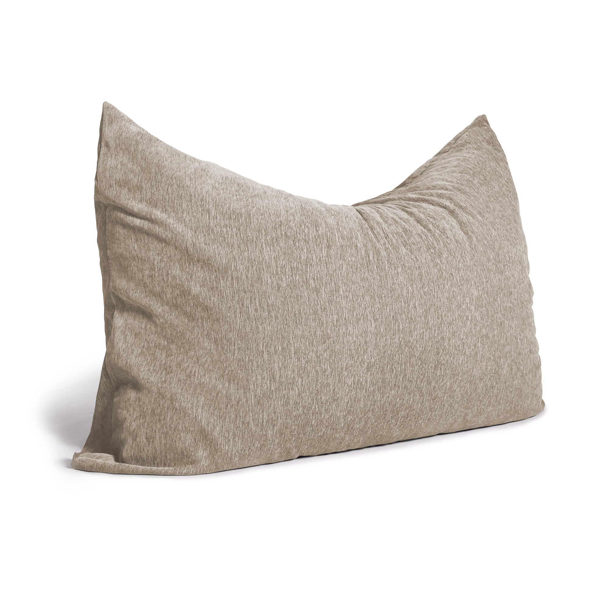 Jaxx 5.5 ft Pillow Saxx Foam Bean Bag Pillow, Premium Chenille Cover, Beige