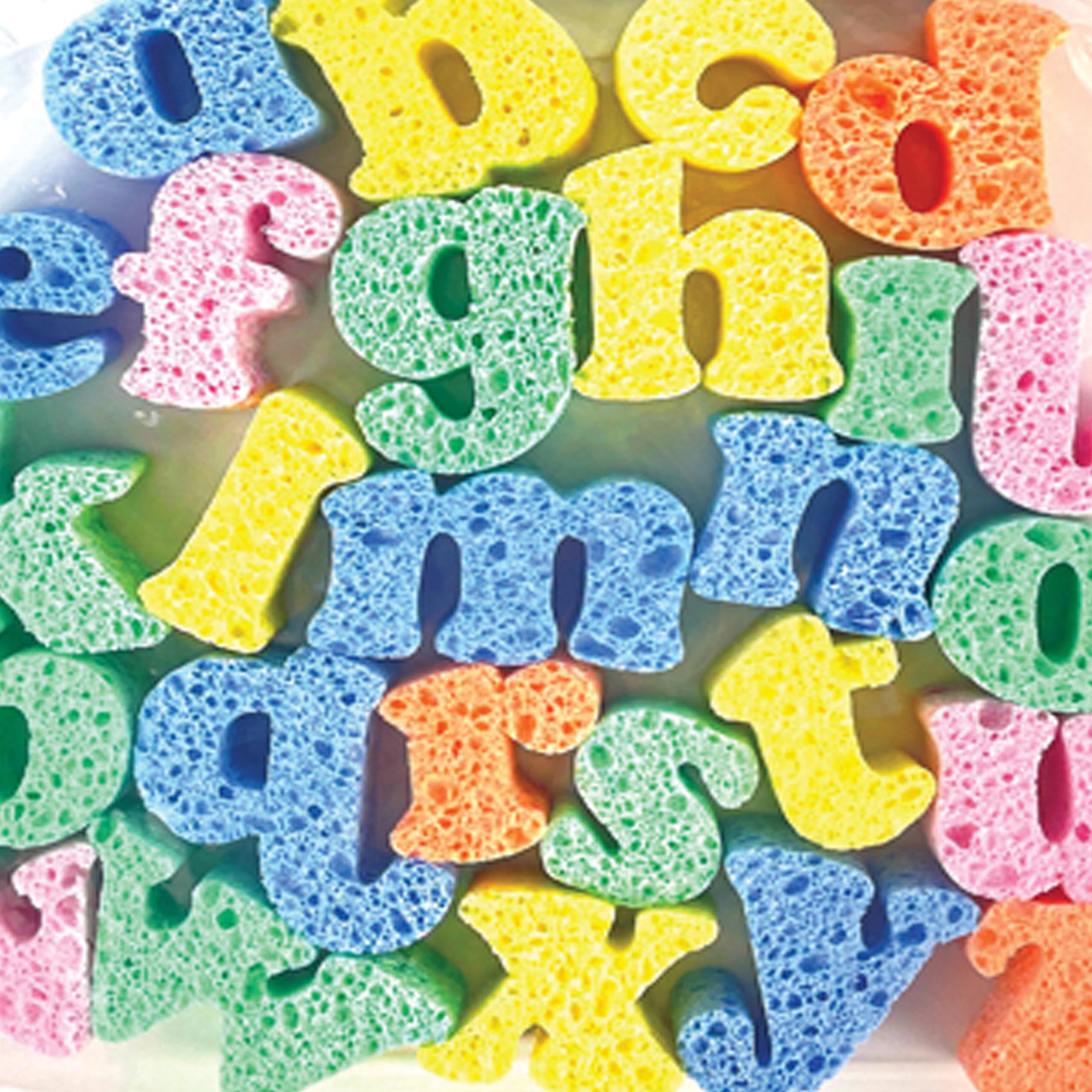 Super Sponges, 2", Lower Case Alphabet, 26 Pieces