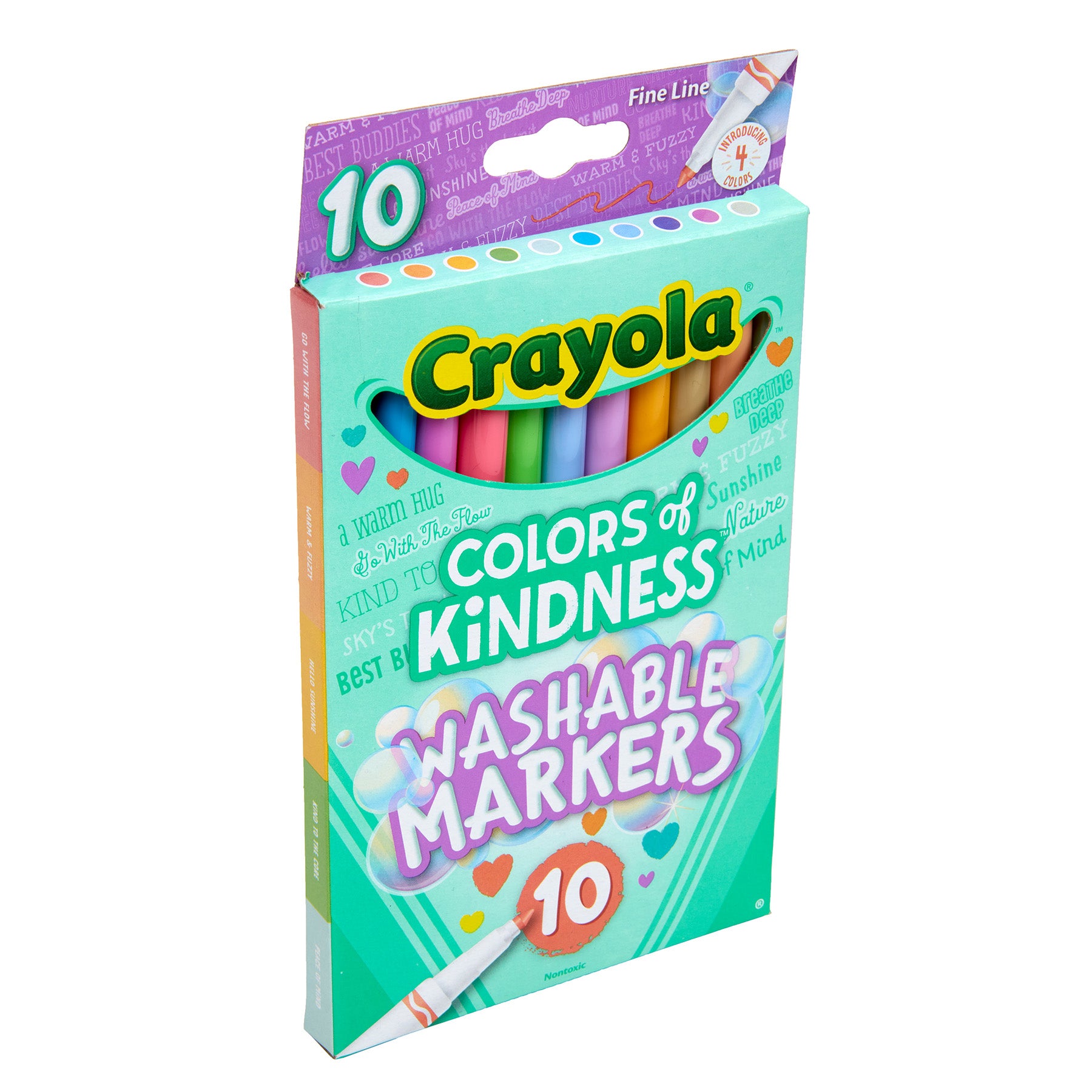 Colors of Kindness Fine Line Washable Markers, 10 Count