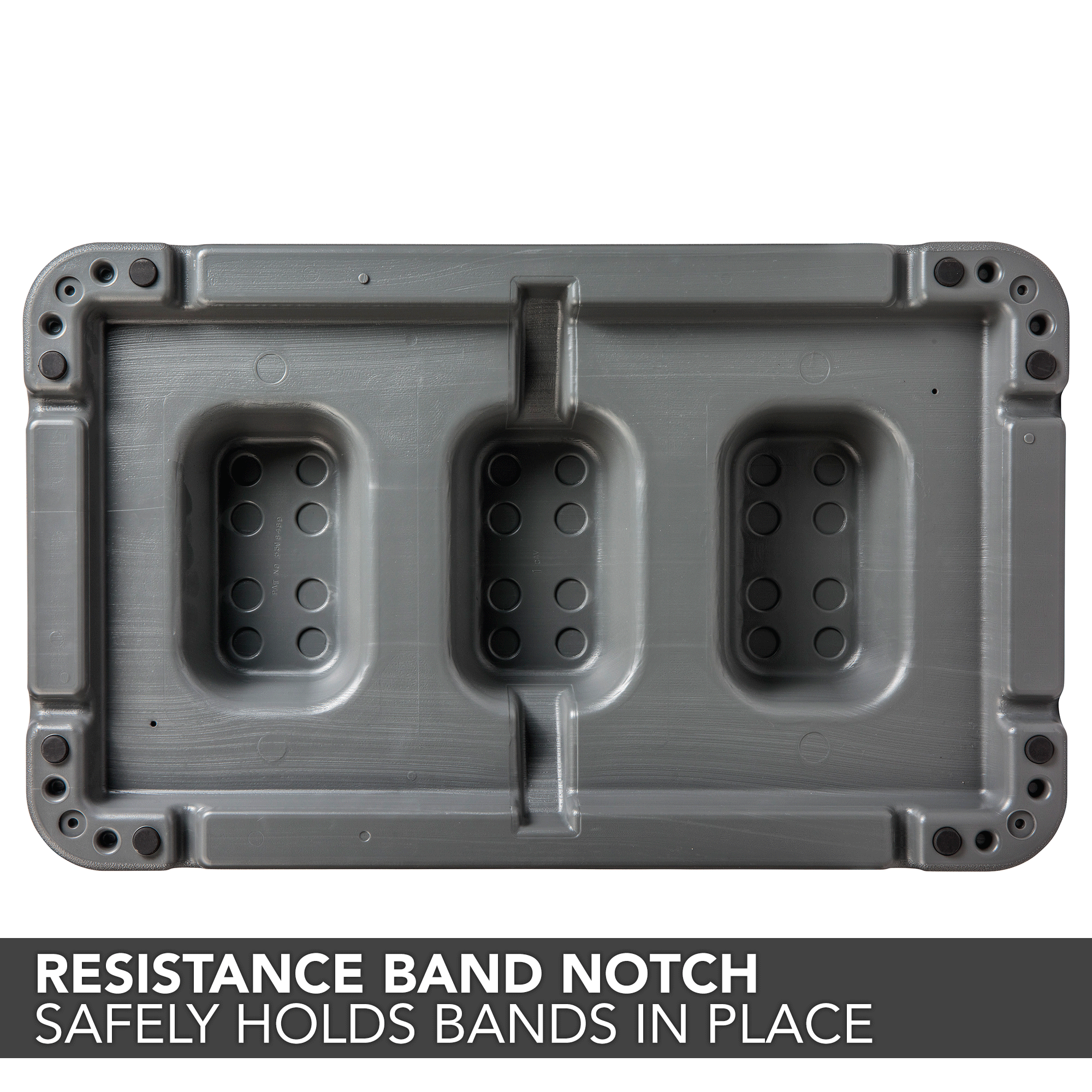 The Step Stackable 4In Riser-Gray
