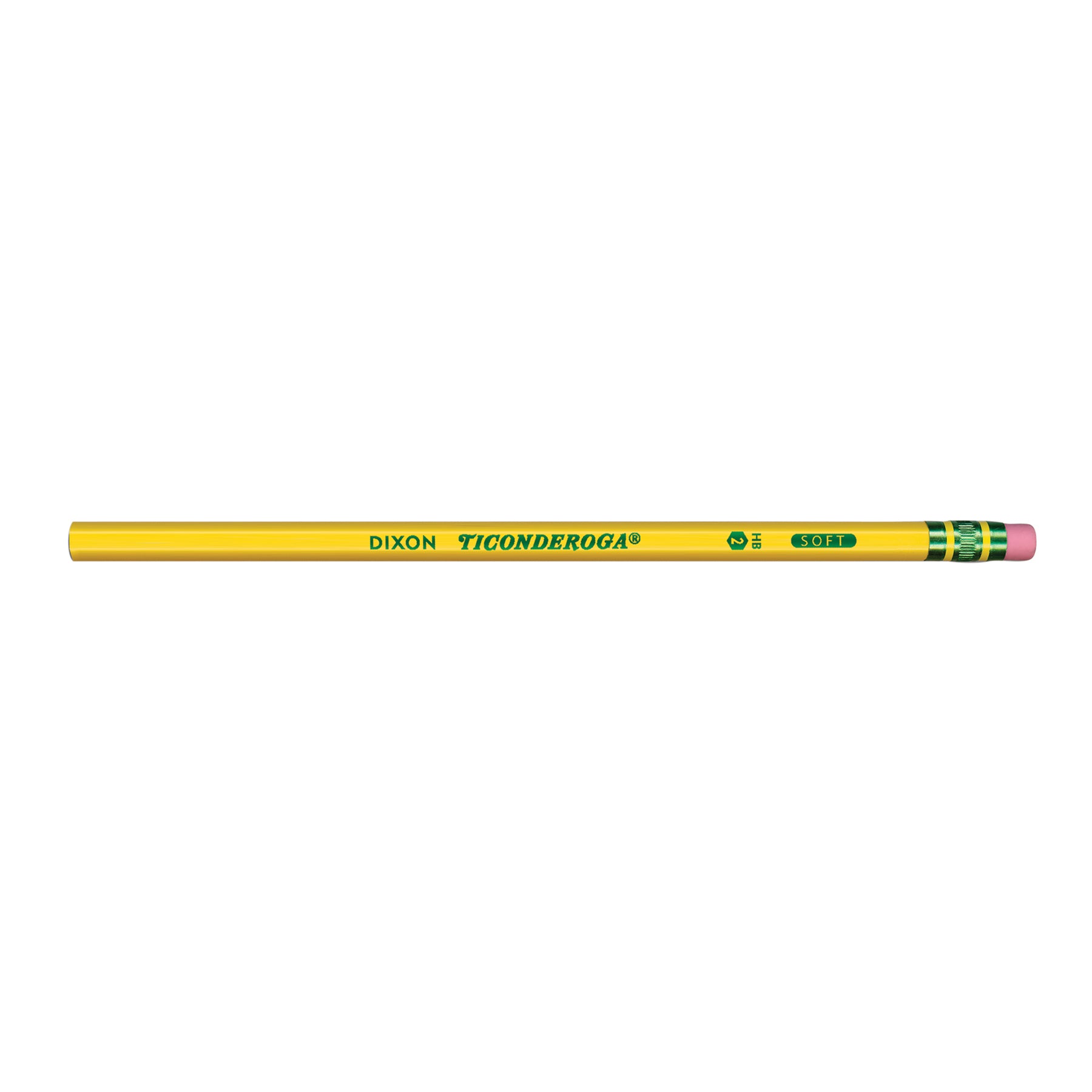 Pencils, #2 Soft, Yellow, Unsharpened, Pack of 24