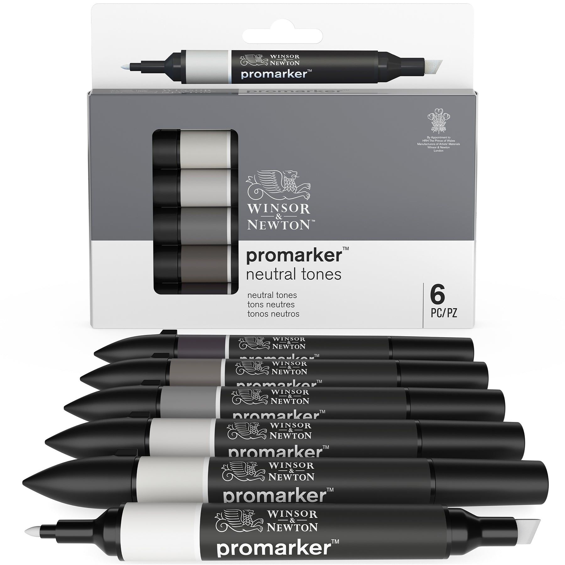 WN ProMarker 6 Neutral Tones