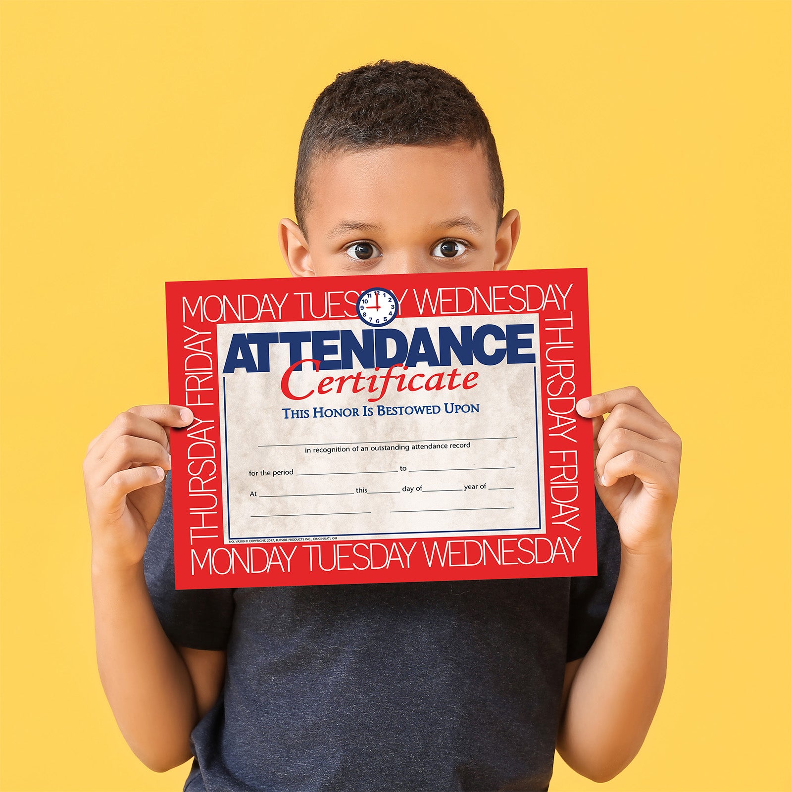 Attendance Certificate, 8.5" x 11", Pack of 30