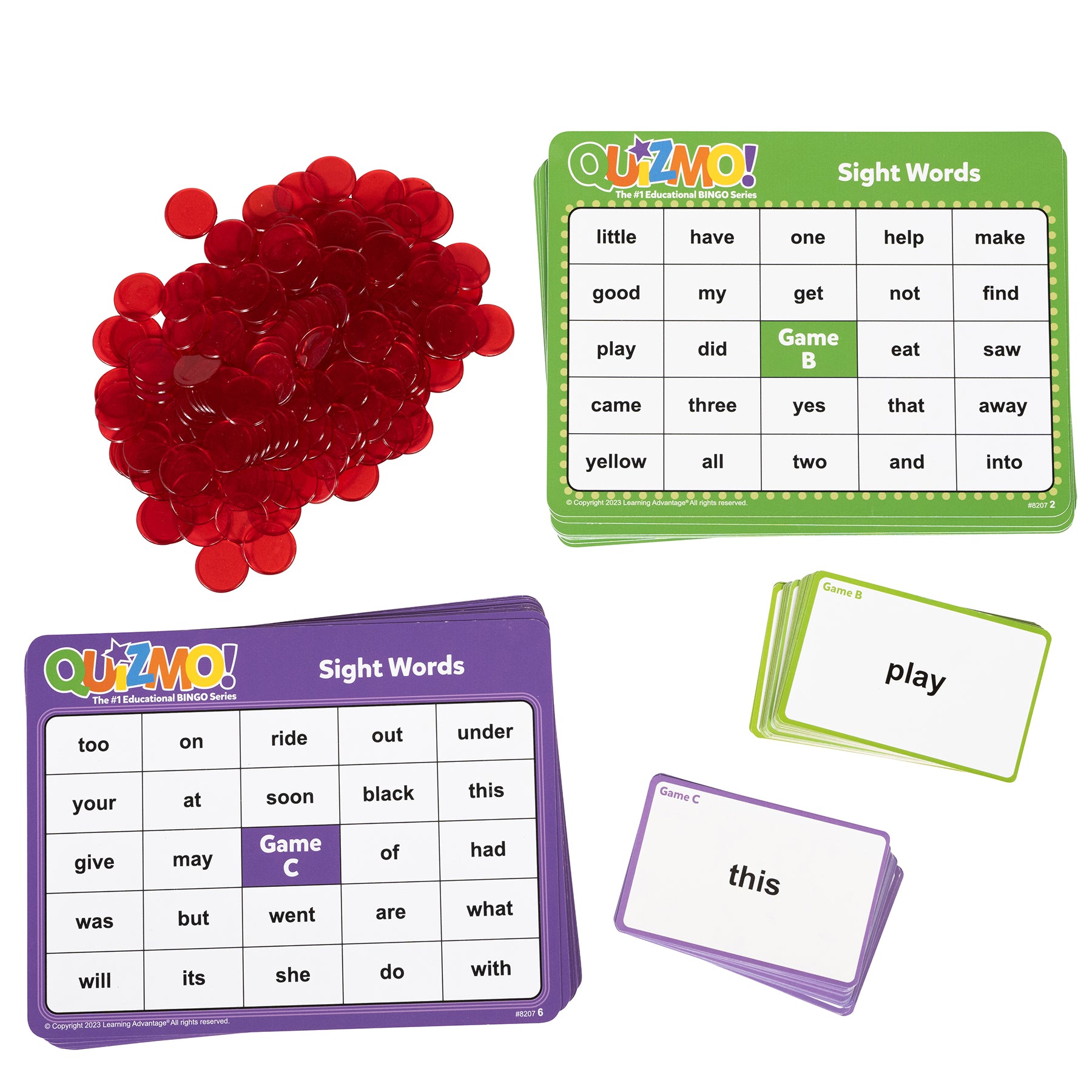 Quizmo® Game: Sight Word, Set 1, Grades K-4