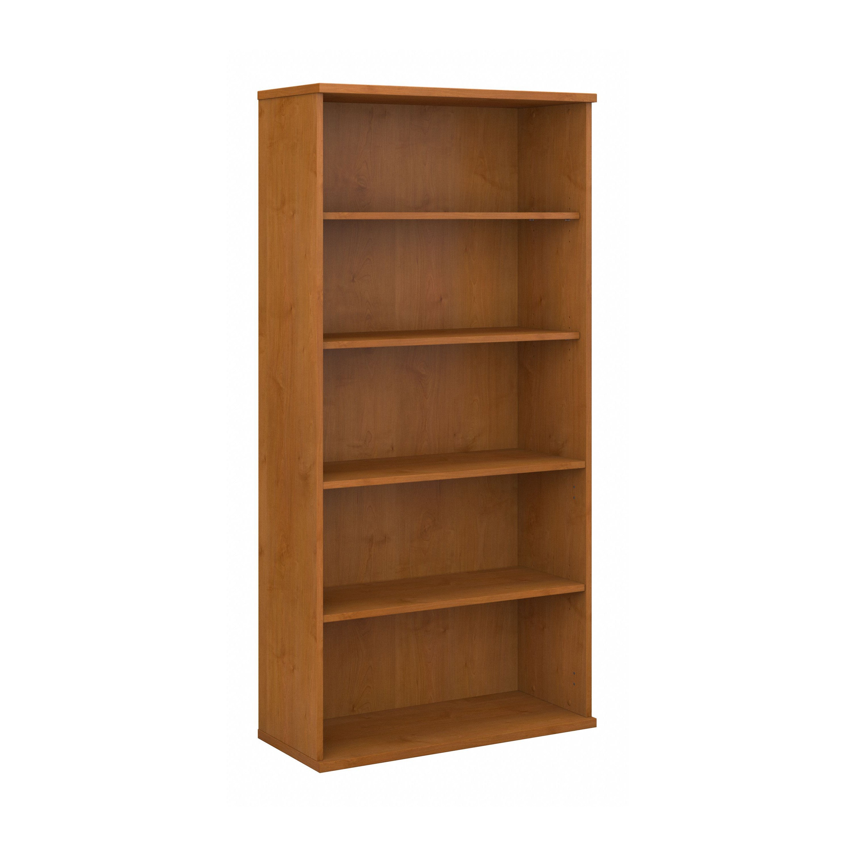 Bush Business Furniture Series C 36W 5 Shelf Bookcase in Natural Cherry - 35.71" Width x 15.43" Depth x 72.8" Height