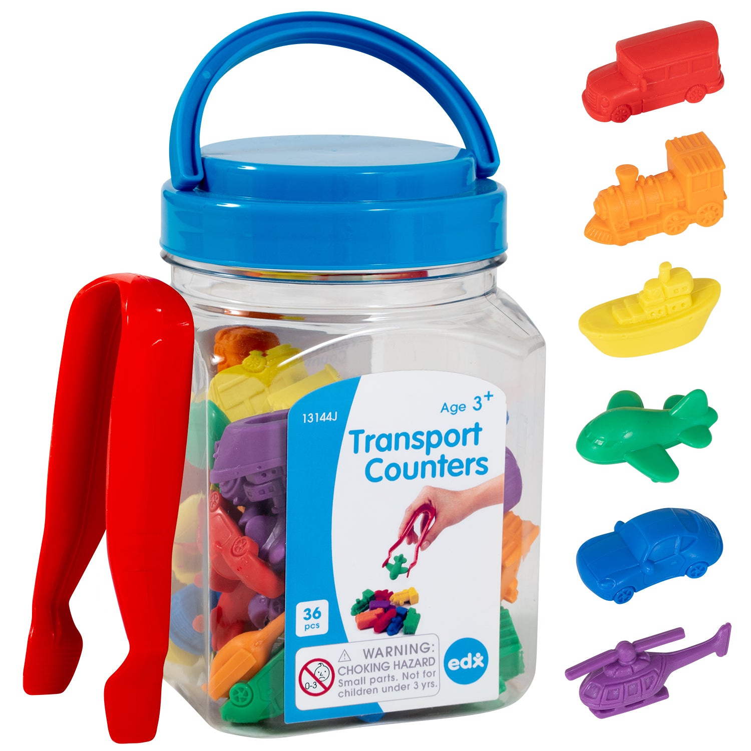 Transport Counters - Mini Jar - Set of 36