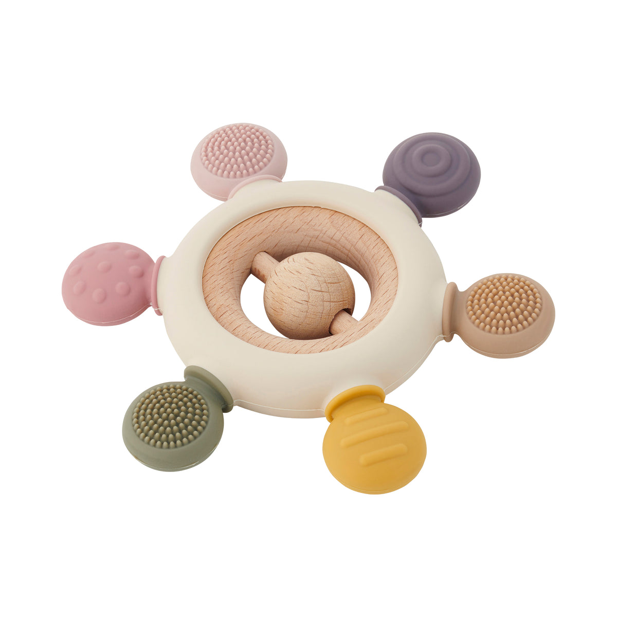 SILISOFT RATTLE TEETHER EARTH