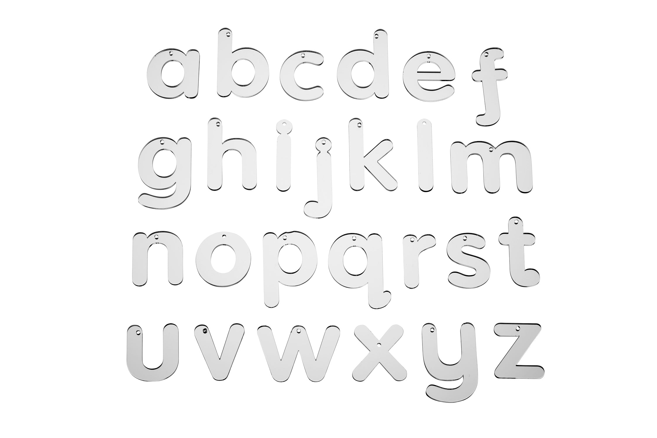 Mirror Letters - Small - Set of 26- Lowercase - Set of 26