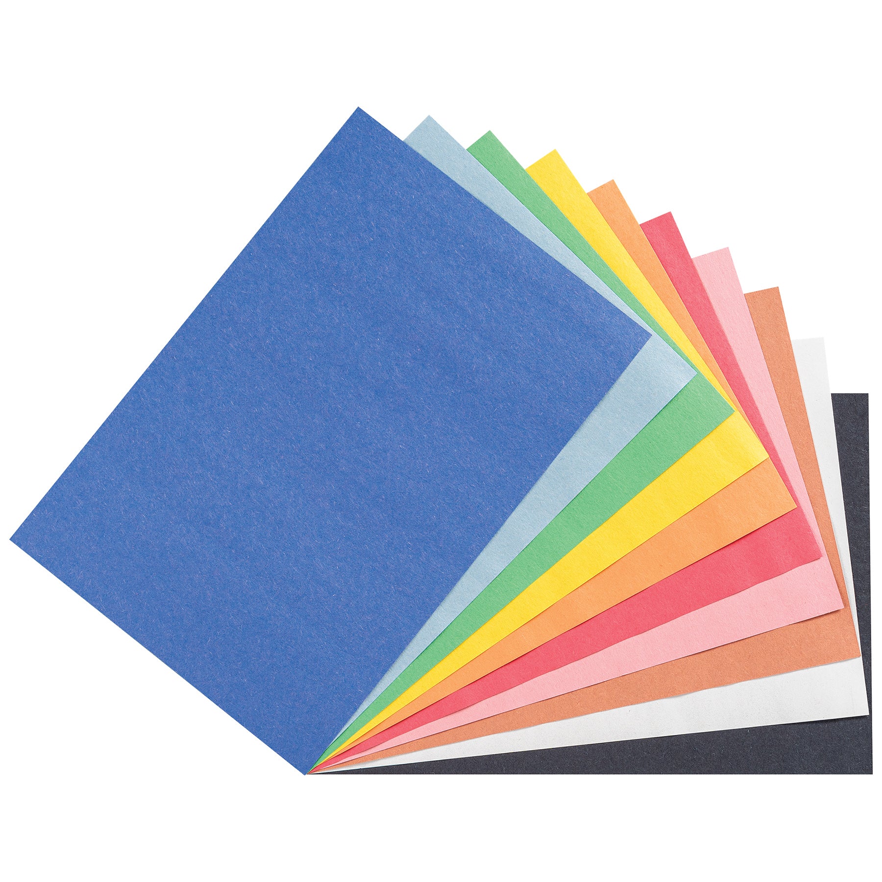Construction Paper, Standard Weight, 10 Assorted Colors, 6" x 9", 500 Sheets