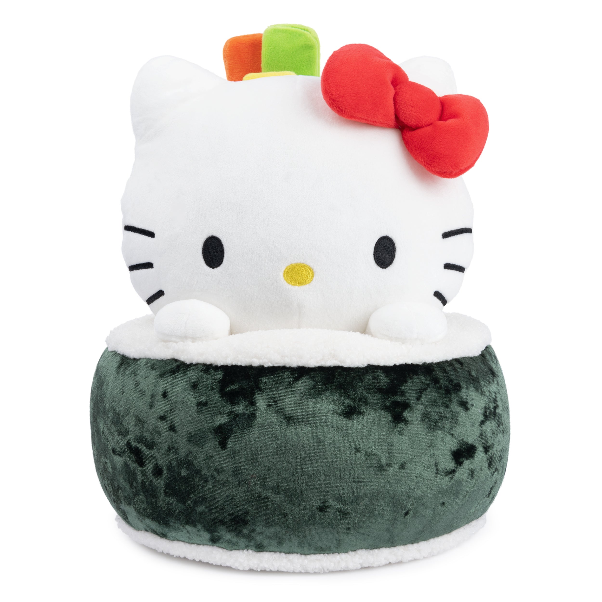 GUND Sanrio Hello Kitty Sushi Plush, Premium Stuffed Animal for Ages 1 and Up, Green/White, 10”