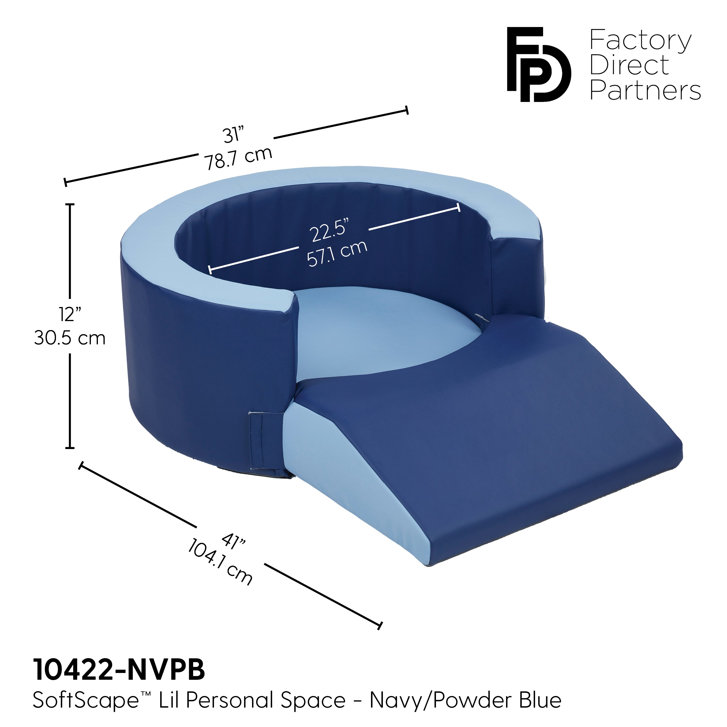 SoftScape Lil Personal Space - Navy/Powder Blue
