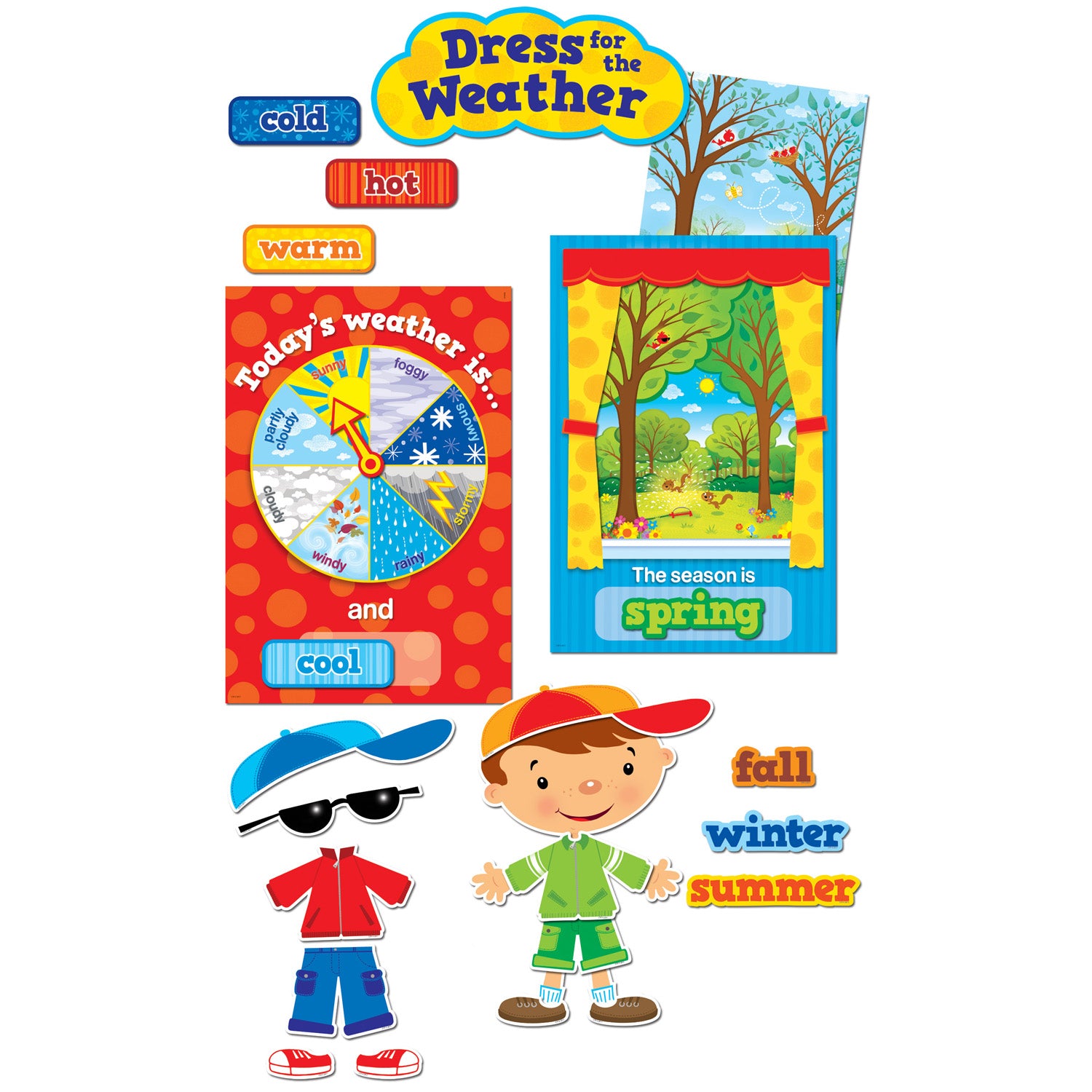 Dress for the Weather Bulletin Board Set