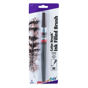 Color Brush with Pigment Ink, Medium Tip,Sepia, 1-Pack