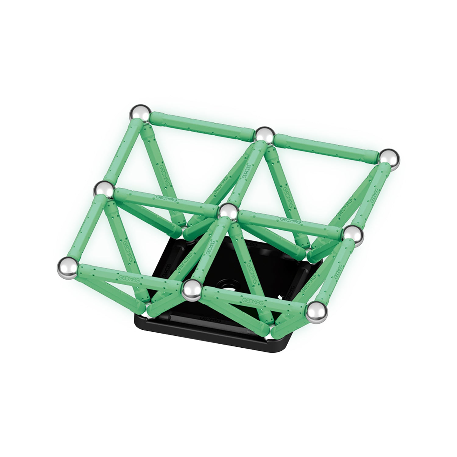 Geomag™ Glow in the Dark Magnetic Building Blocks Set, 60 Pieces