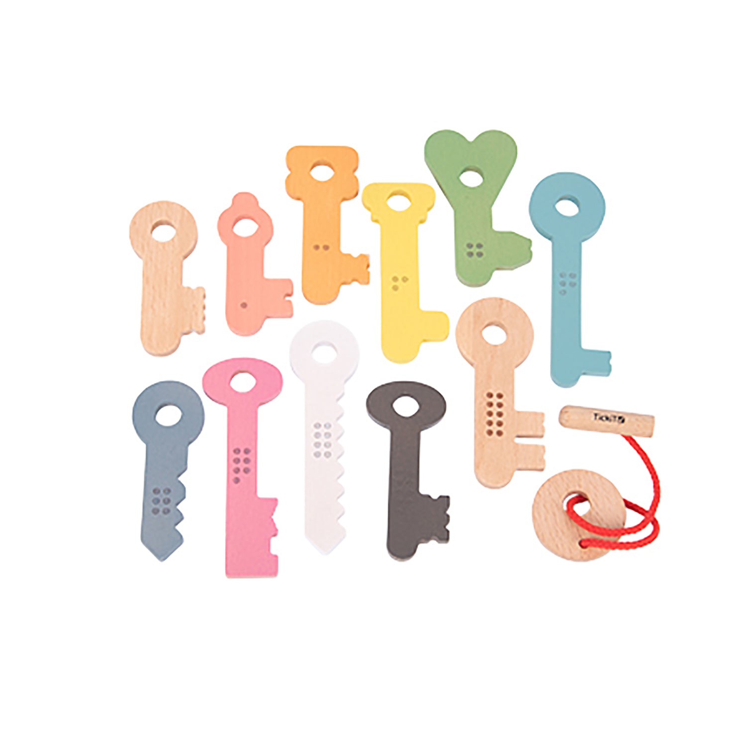 Rainbow Wooden Keys - Set of 11
