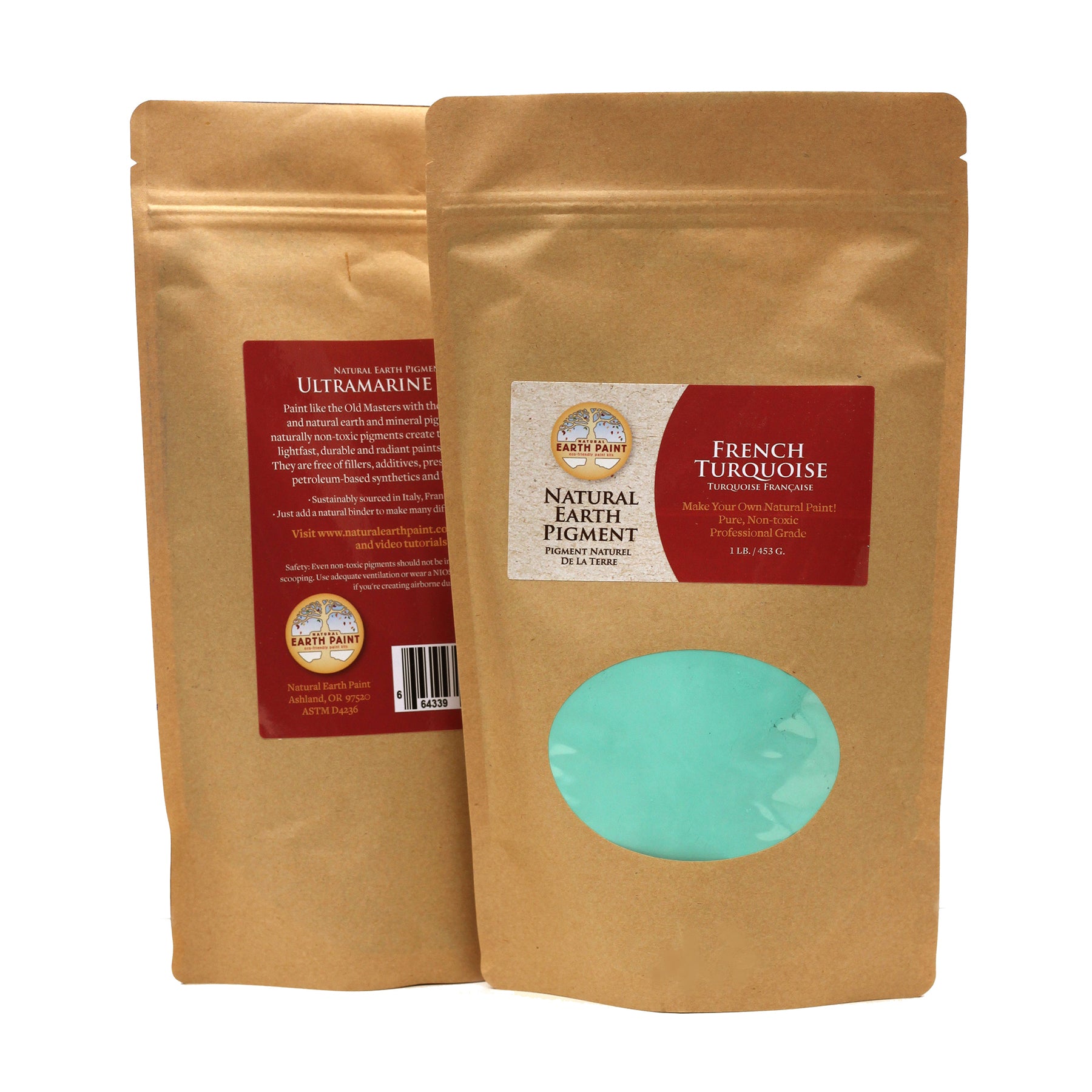 Earth & Mineral Pigments - French Turquoise -  1 lb.