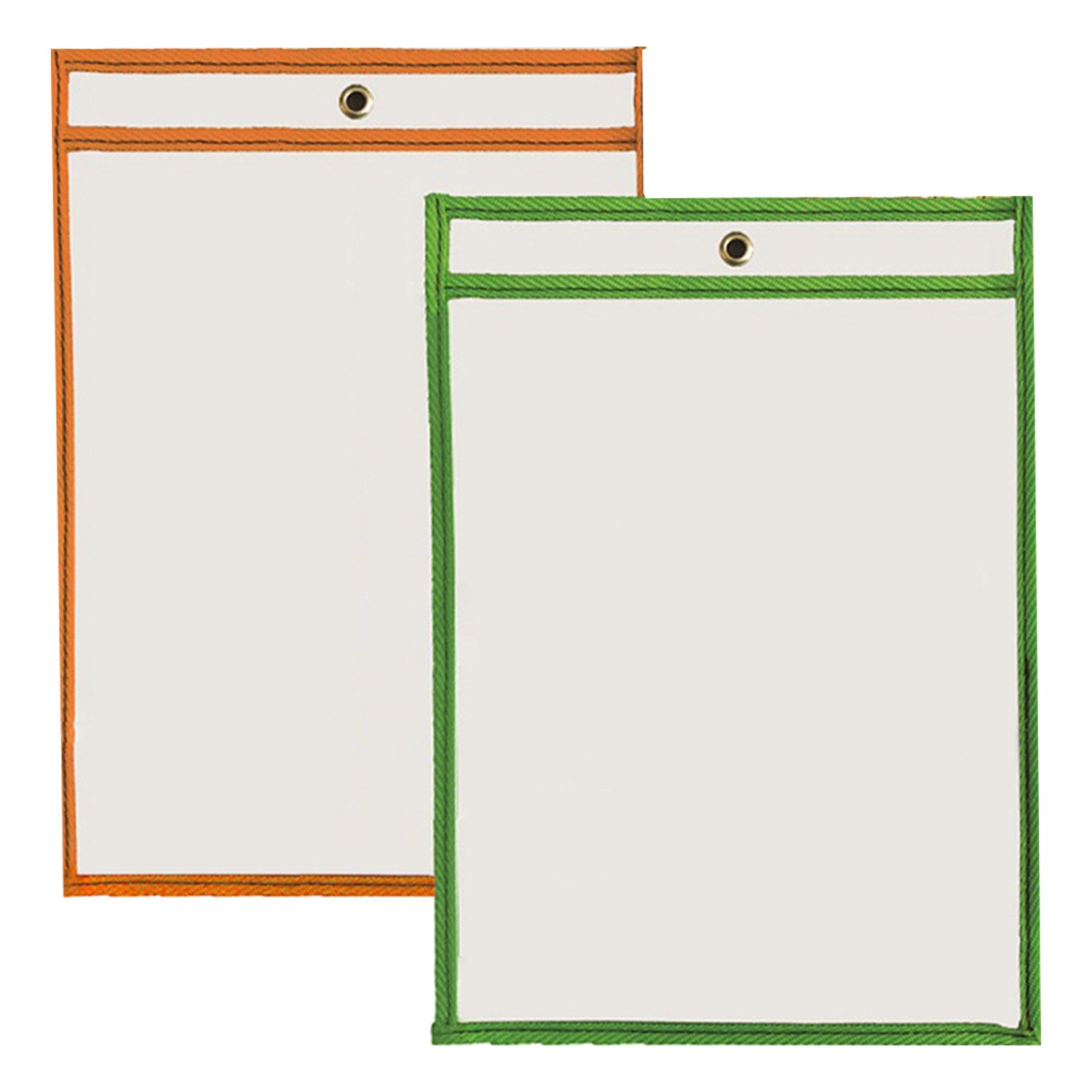 Dry Erase Pockets, 9" x 12", Assorted Colors, Set of 30