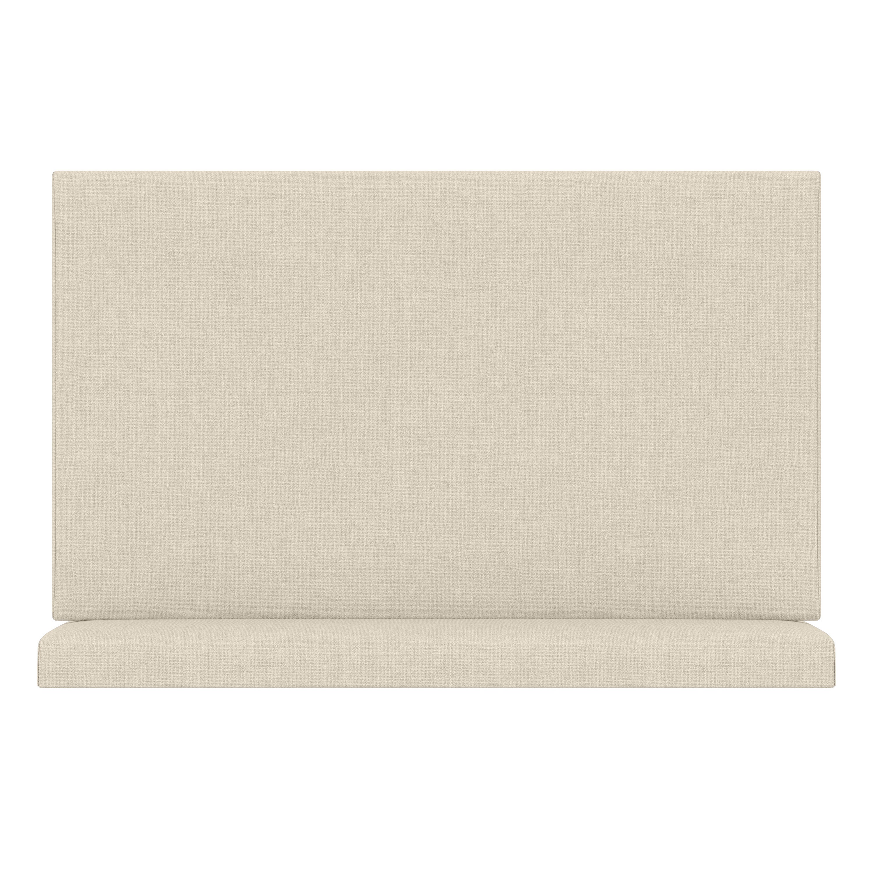 Jaxx Panelist Modern Padded Headboard- Set of 2 Wall Mounted Panels (Each 22.5" x 30")- Queen Double Tall, Microvelvet Limestone Grey