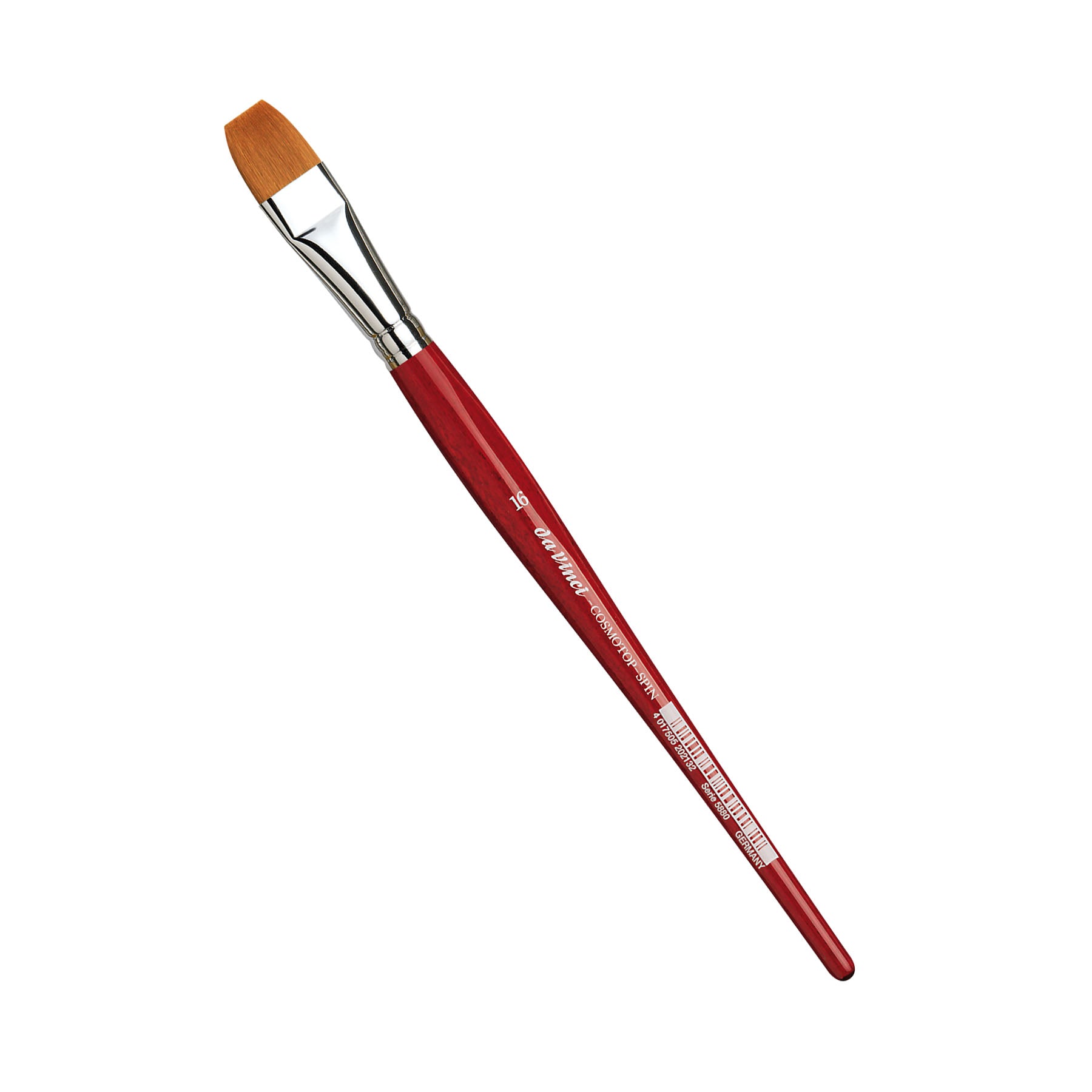 COSMOTOP-SPIN Silkpainting Brush, Synthetic, Watercolor, Flat, Size 16
