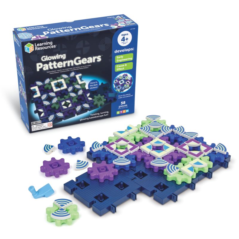 Gears! Gears! Gears! Glowing PatternGears