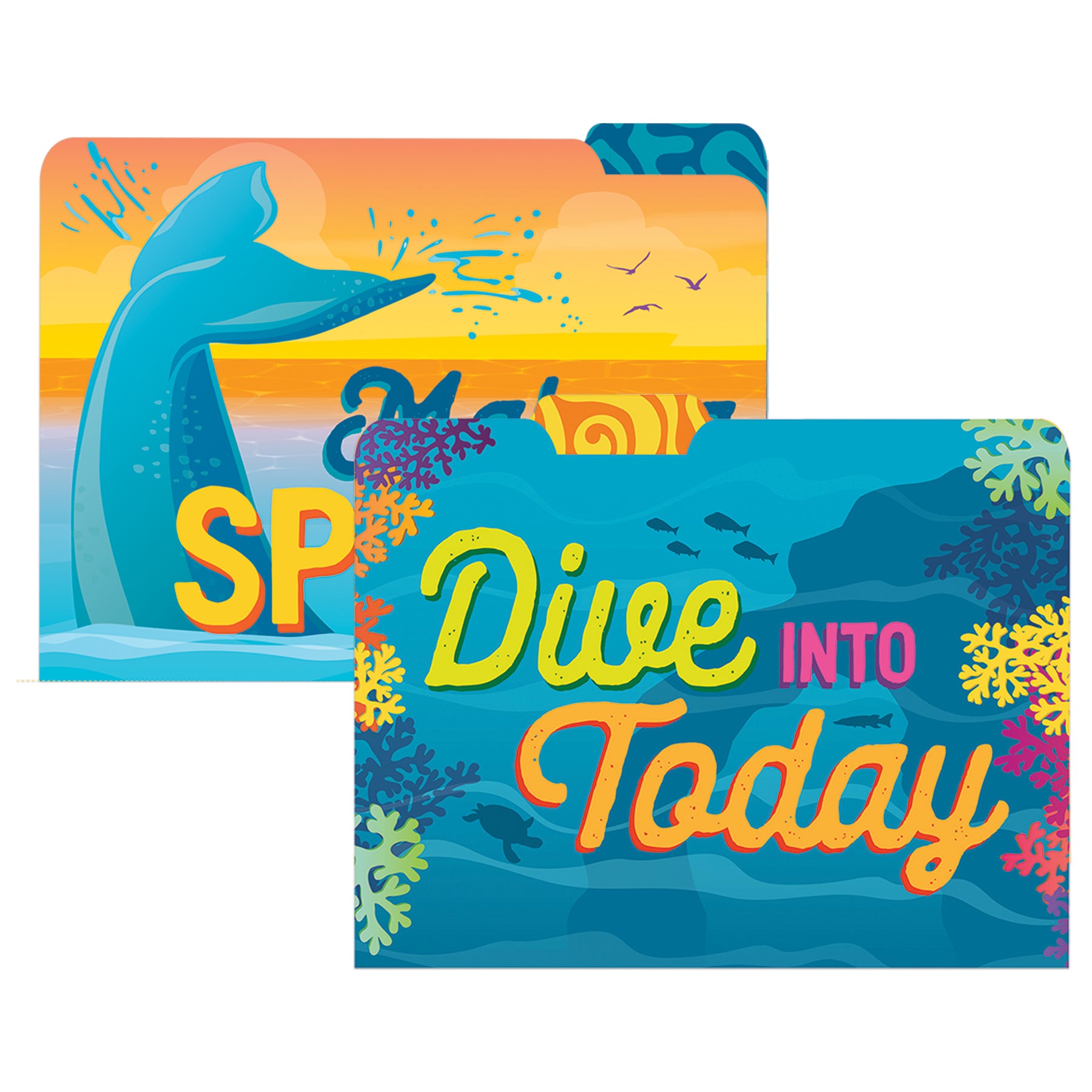 Seas the Day File Folders, Pack of 4