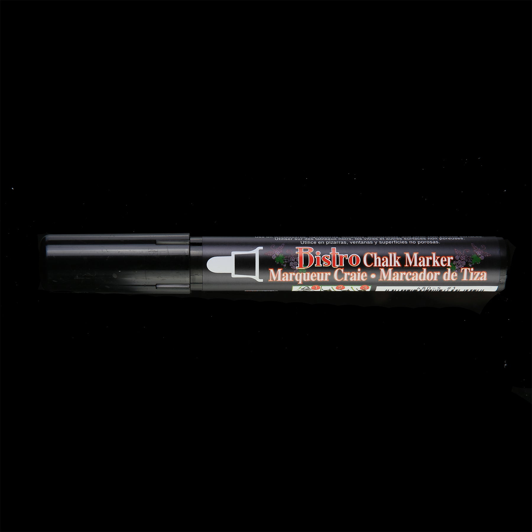 Bistro Chalk Marker Broad Tip, 480R-S, Black