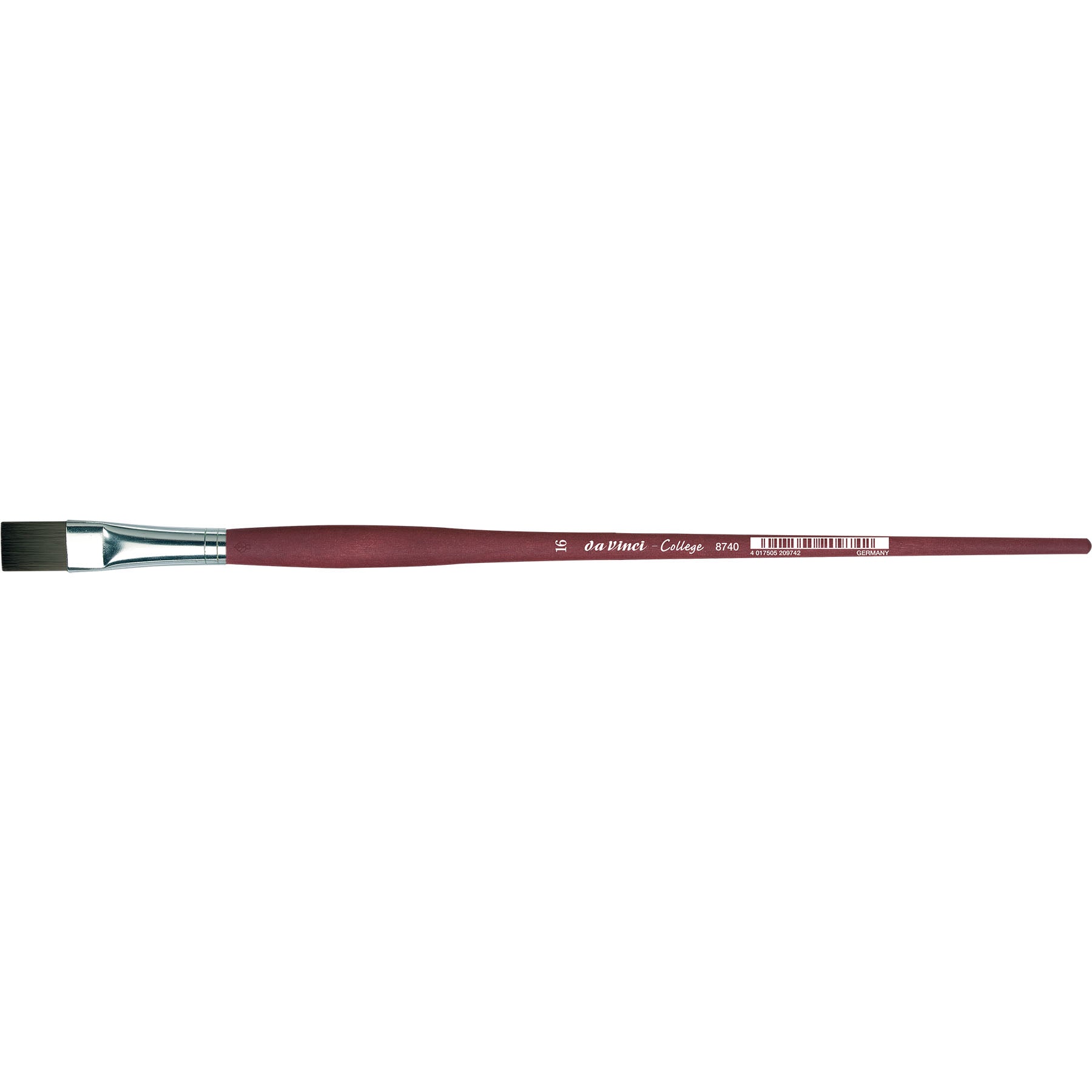 COLLEGE Student Brush, Synthetic, Acrylic & Oil, Flat, Series 8740, Size 16