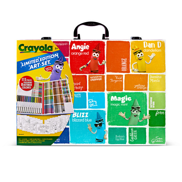 Crayola Limited Edition Coloring Set, 115 Pieces, Art Supplies, Gift for Kids Ages 5 & Up