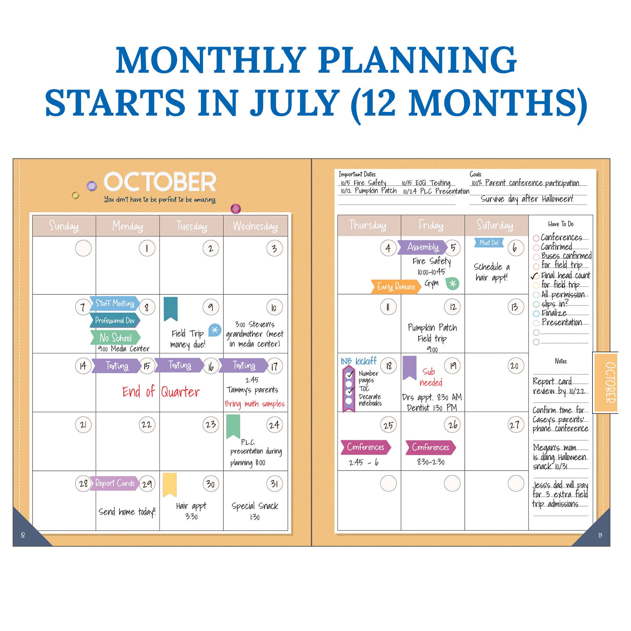 Crafty and Cool Teacher Planner