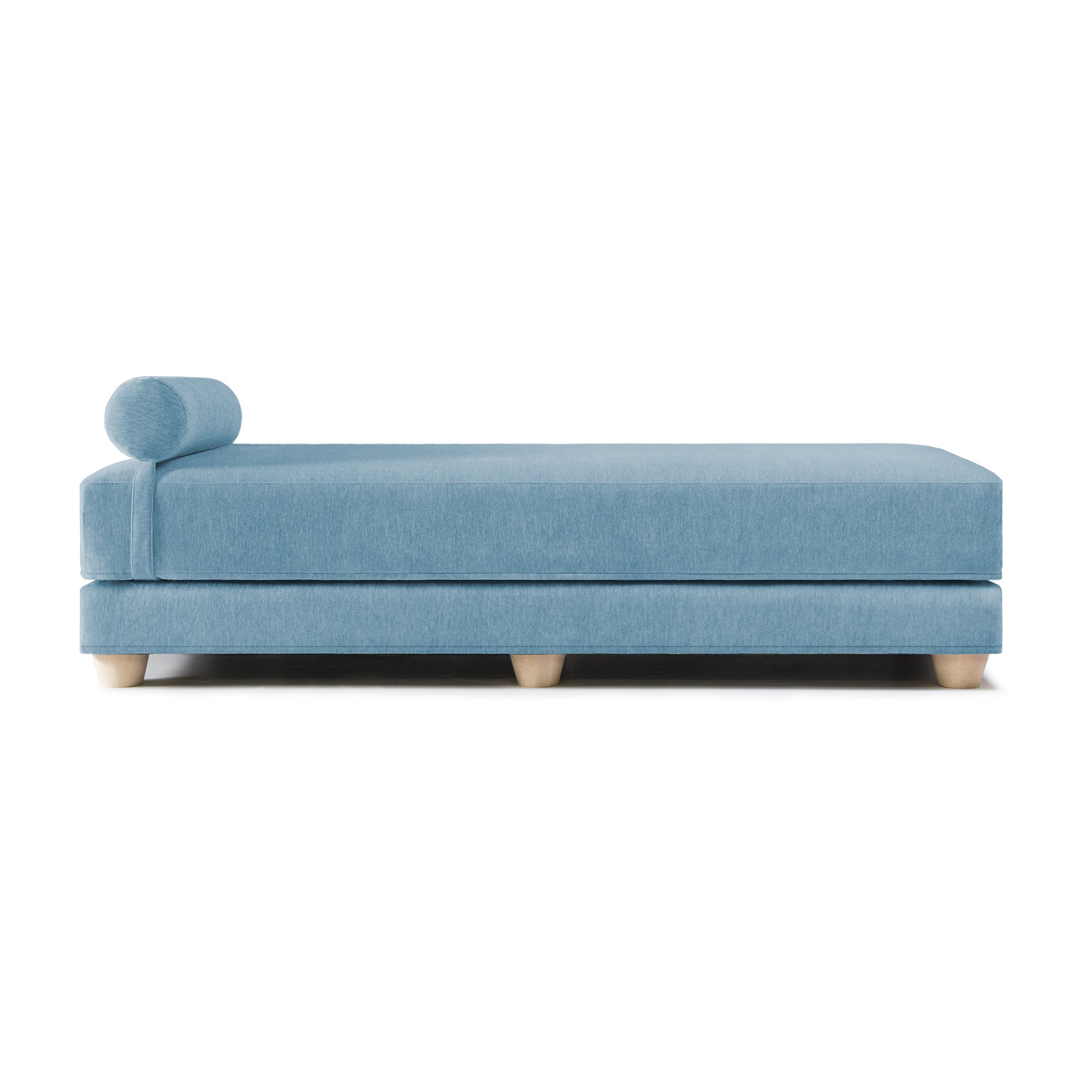 Jaxx Alon Daybed/Fold-Out Sleeper, Queen-Size Mattress - Premium Chenille, Navy