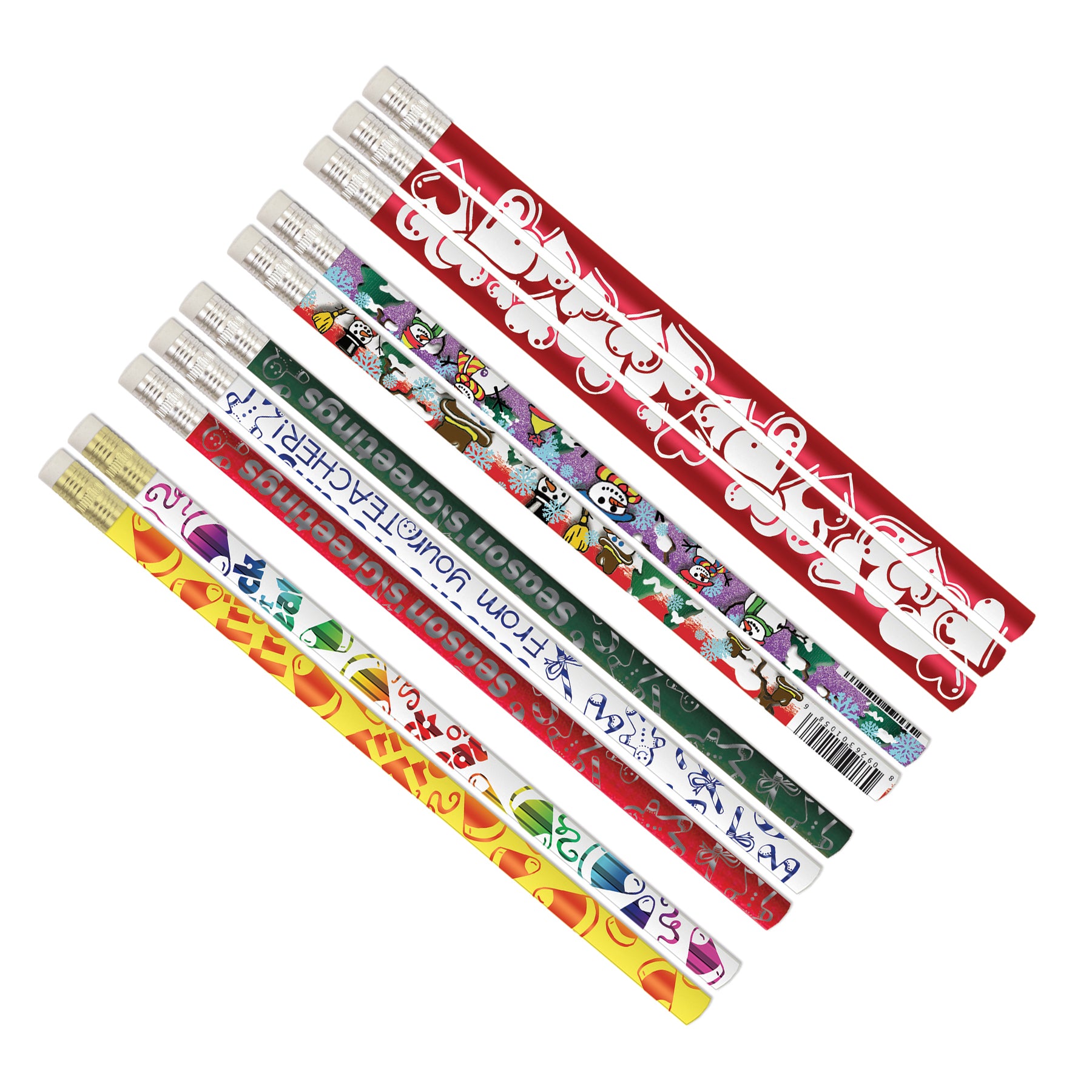 Teacher Seasonal Pencils Assortment, Pack of 144
