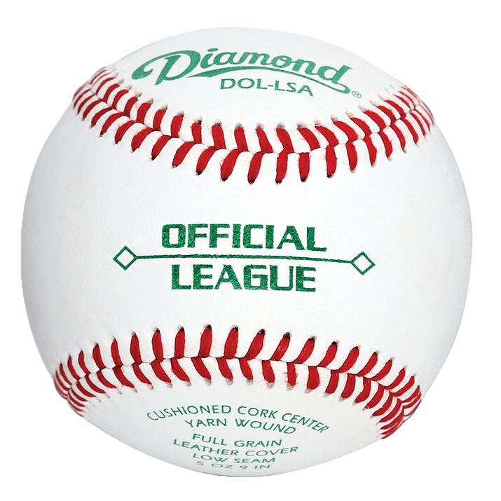 Baseballs - Intermediate & Youth - Official, Low Seam - Pack Of 12 (Model # - DOL-LSA)
