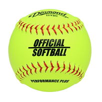 Softballs - Economy - Official, 11" Synthetic - Pack Of 12 (Model # - 11YSC)