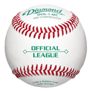 Baseballs - Intermediate & Youth - Official, Mid-Compression - Pack Of 12 (Model # - DOL-1 MC)