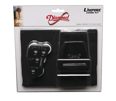 Umpire'S Accessories - Umpire Kit - Plate Brush, Plastic Indicator And Ball Bag - Pack Of 1
