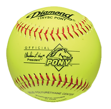 Softballs - Youth Organizations - Pony League, 11" Synthetic - Pack Of 12 (Model # - 11RYSC PONY)